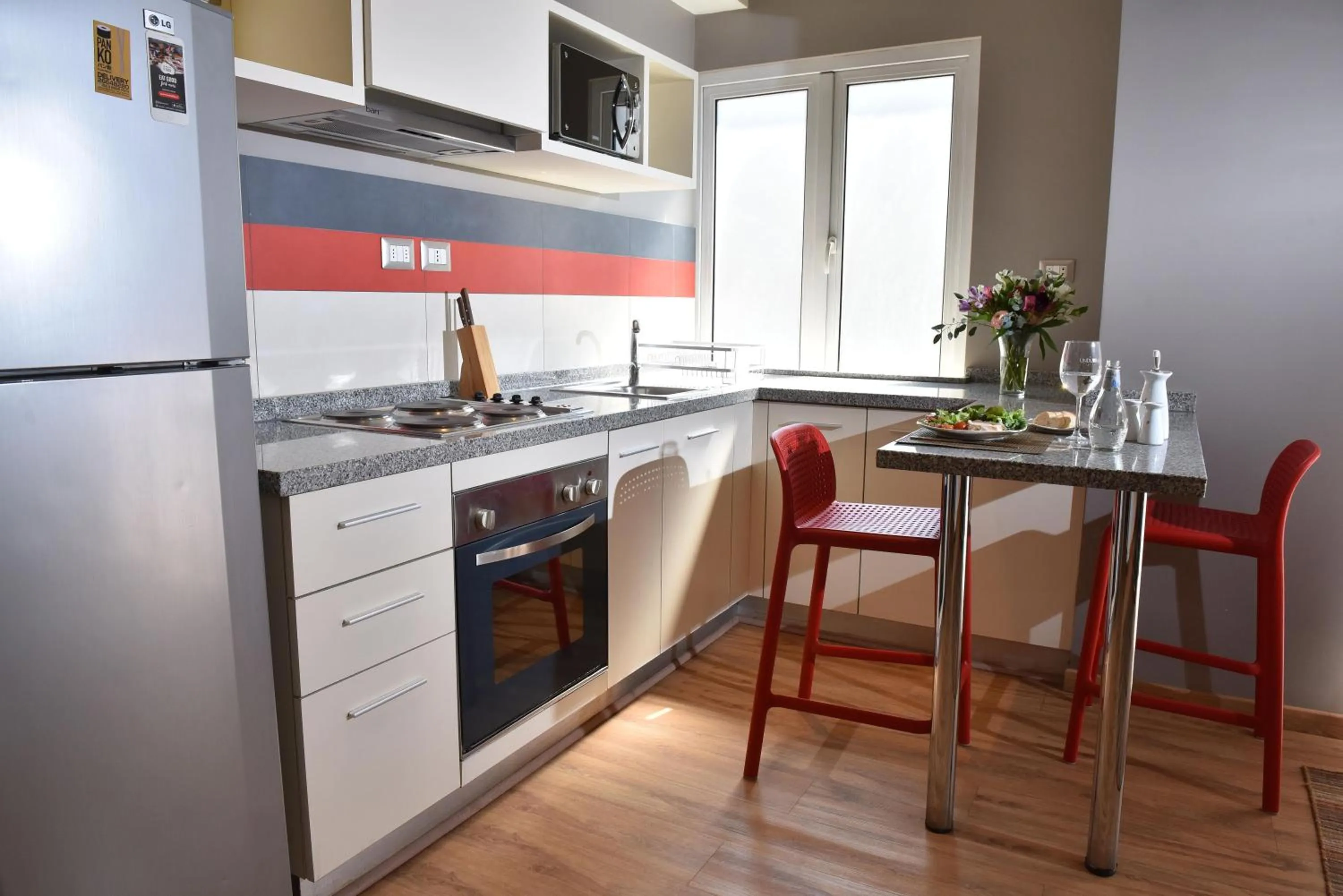 Kitchen or kitchenette in Lastarria Aparts