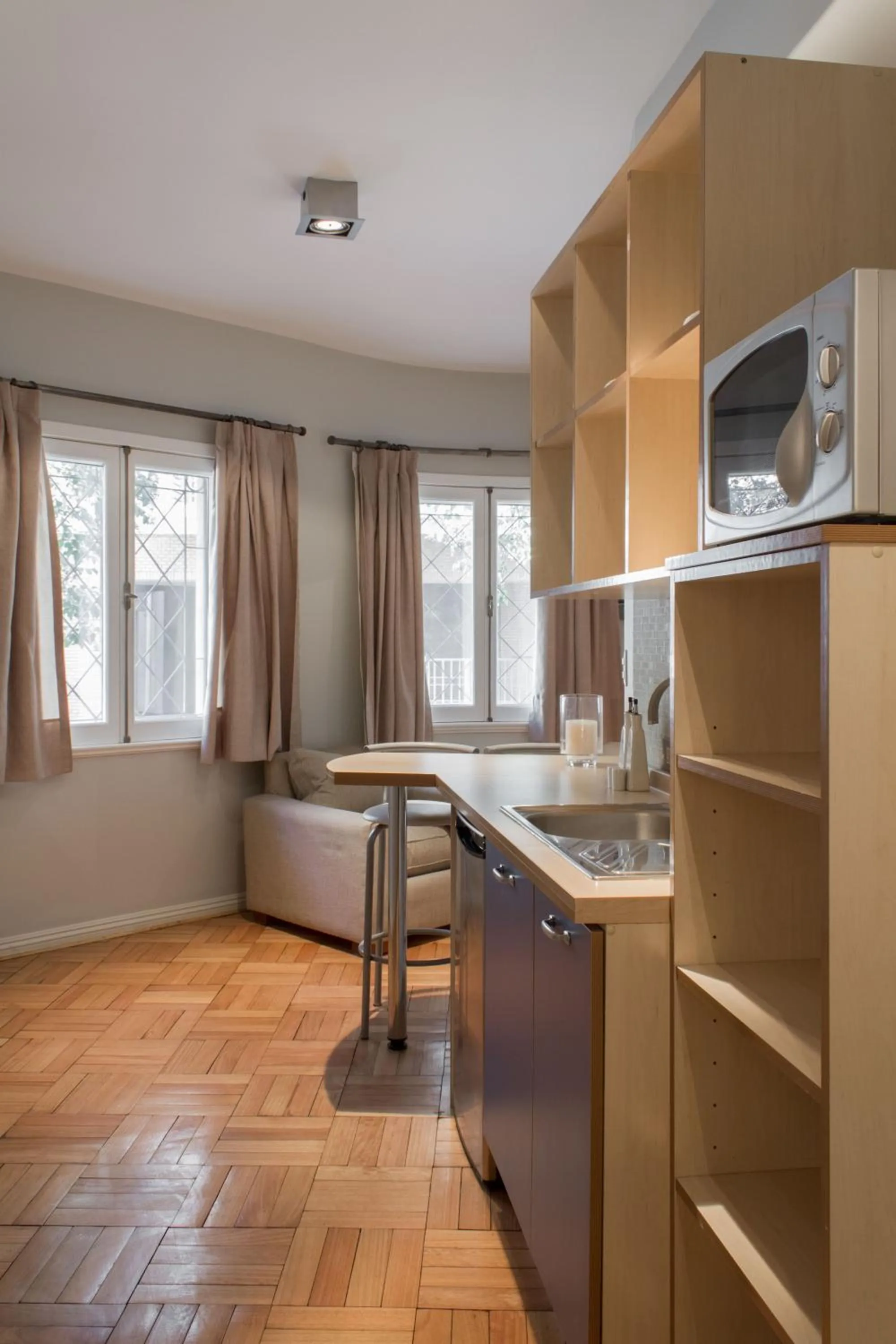 Kitchen or kitchenette in Lastarria Aparts