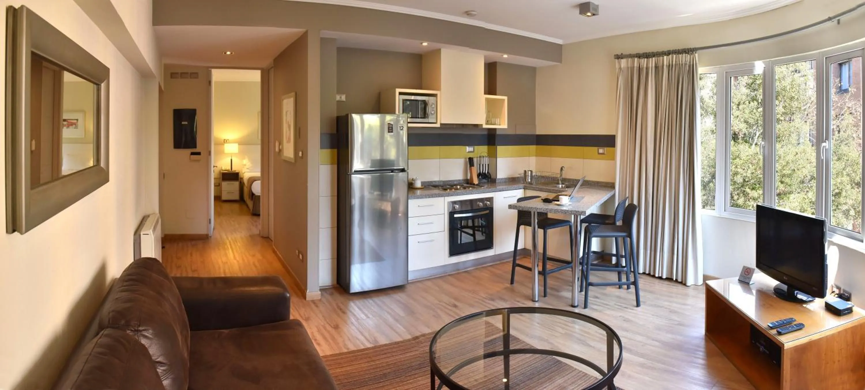 Kitchen or kitchenette in Lastarria Aparts