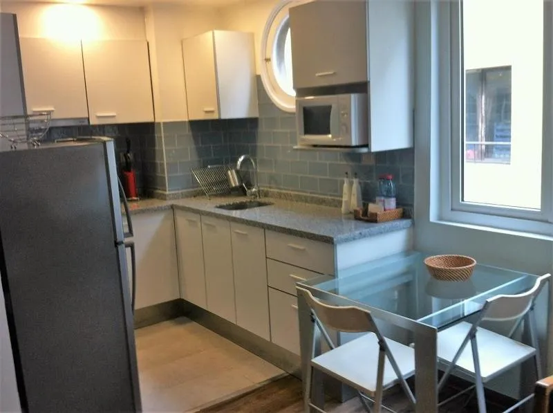 Kitchen or kitchenette in Lastarria Aparts