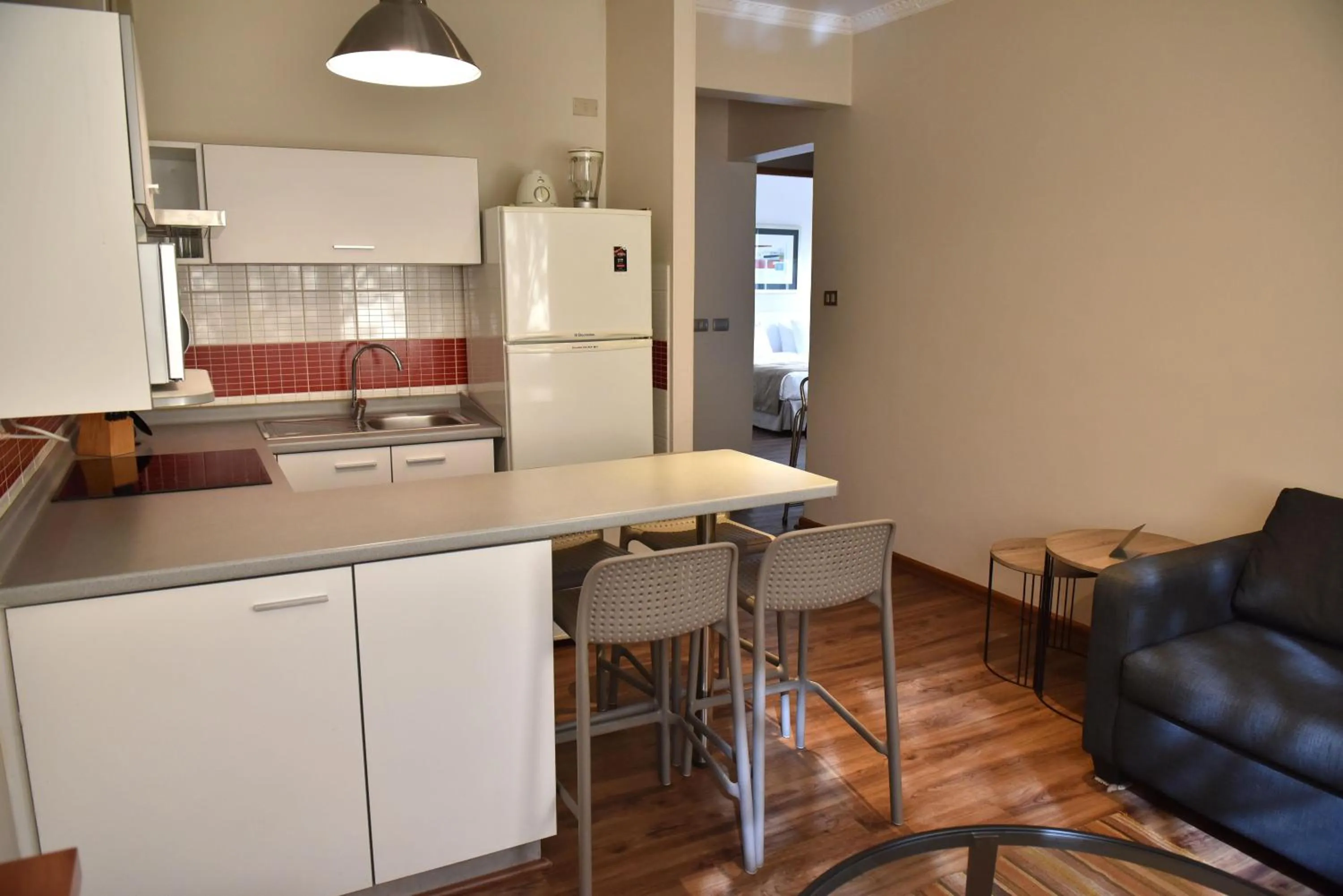 Kitchen or kitchenette in Lastarria Aparts