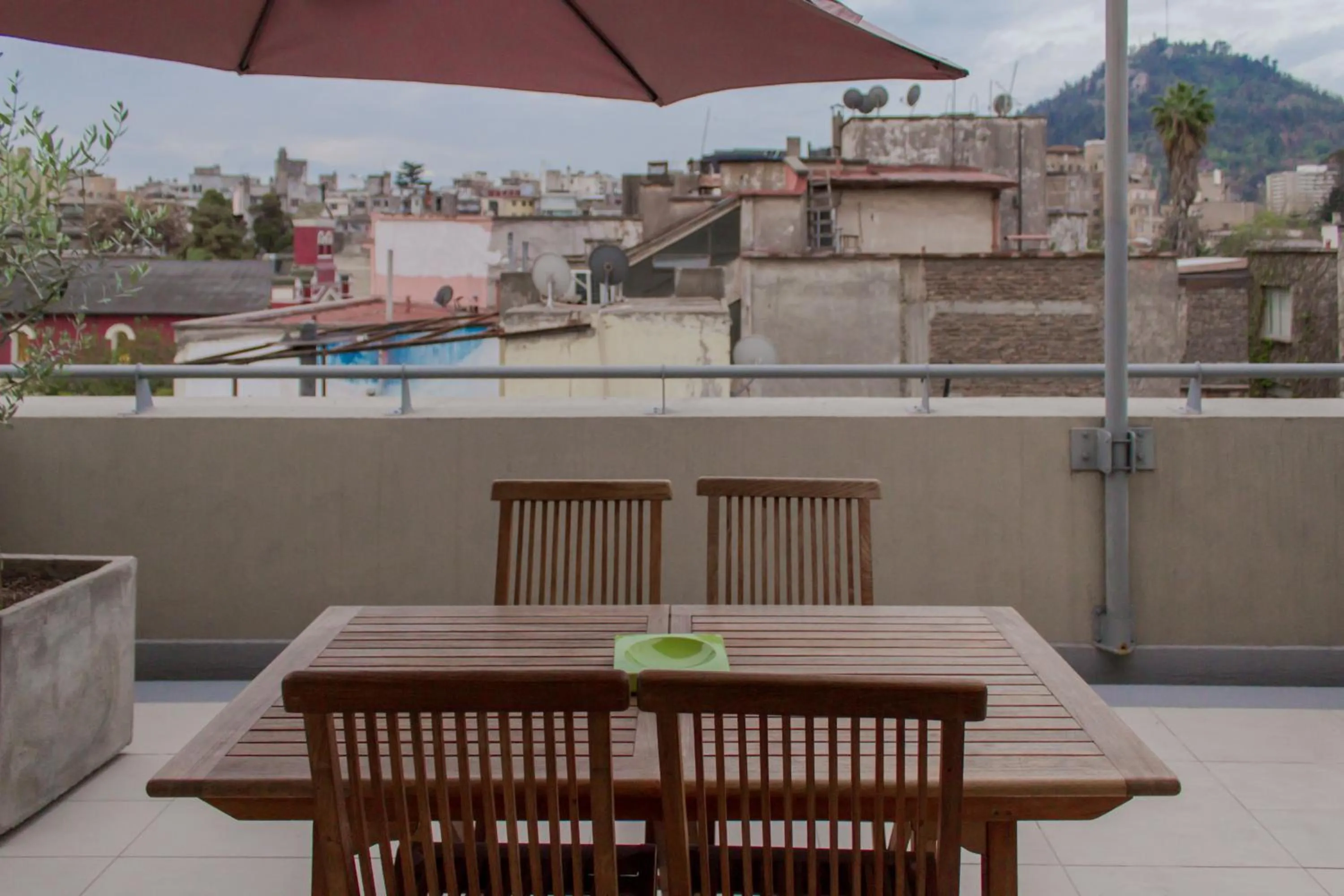 Balcony/Terrace in Lastarria Aparts