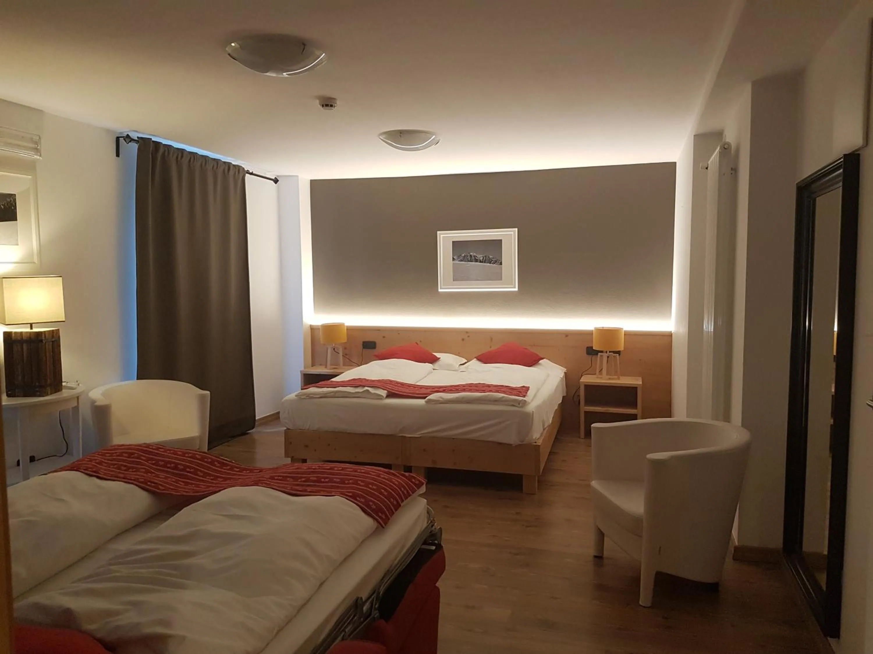 Bed in Ciasa Alpina Relax Hotel