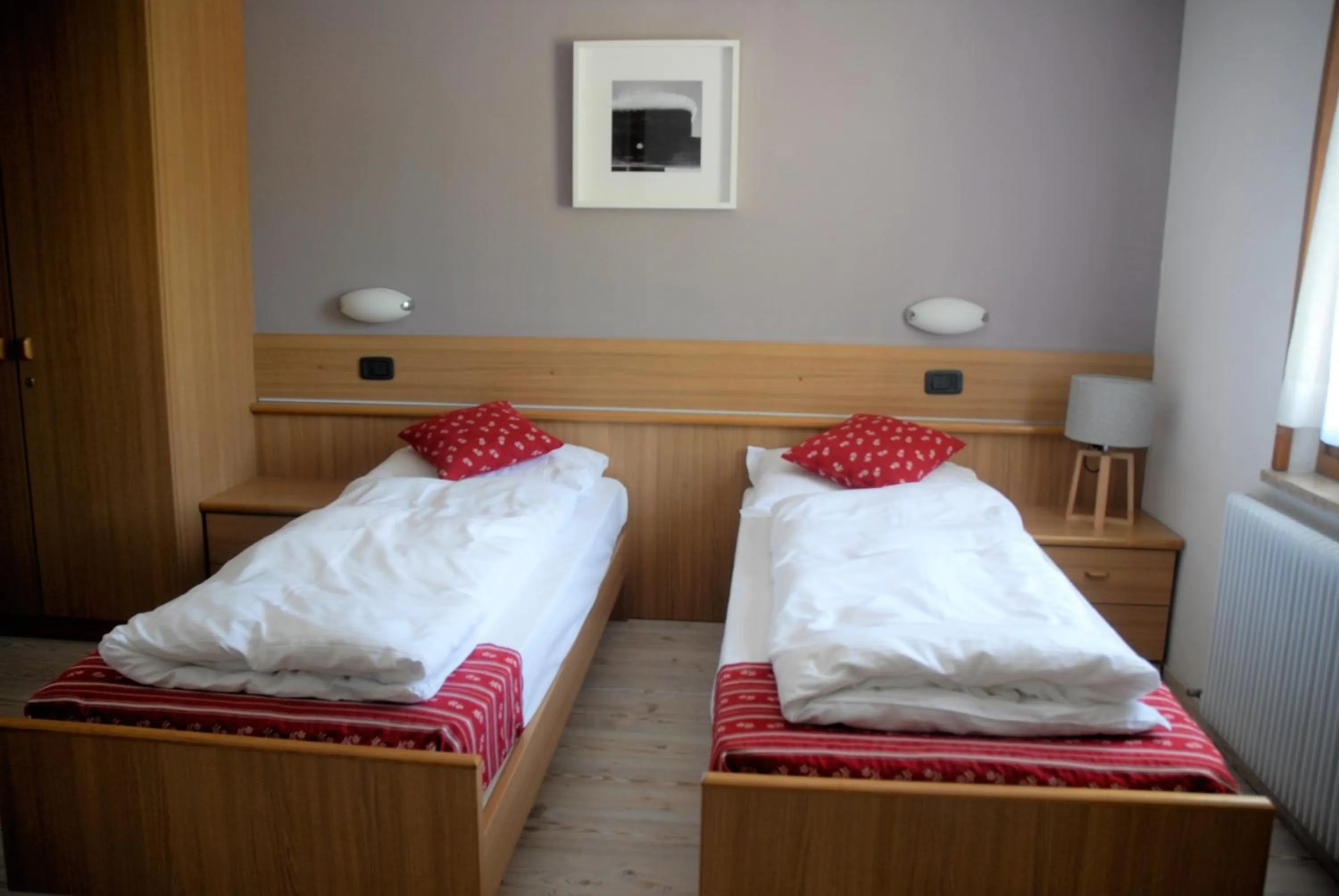 Bed in Ciasa Alpina Relax Hotel