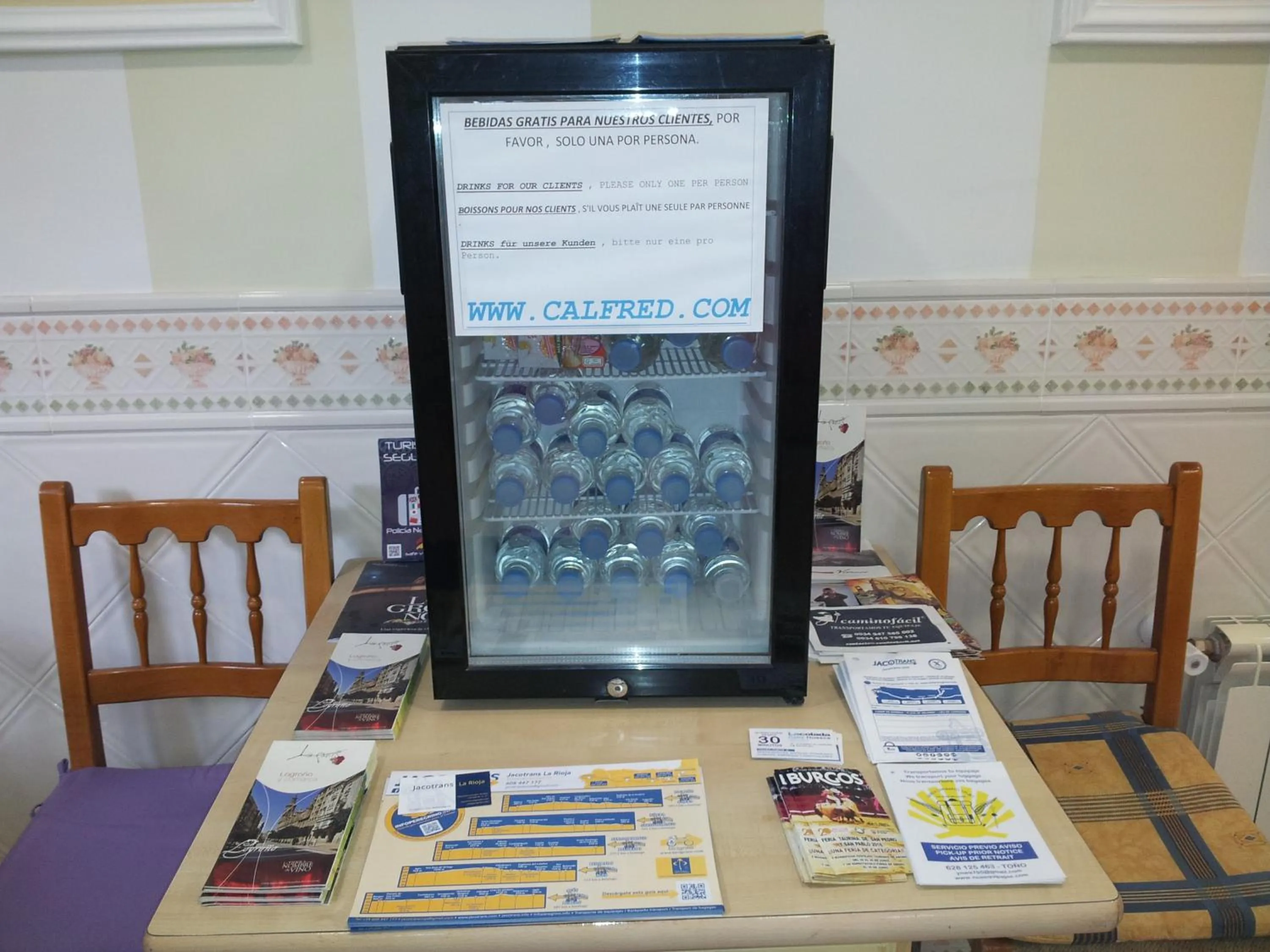 Area and facilities in Pensión Calfred II