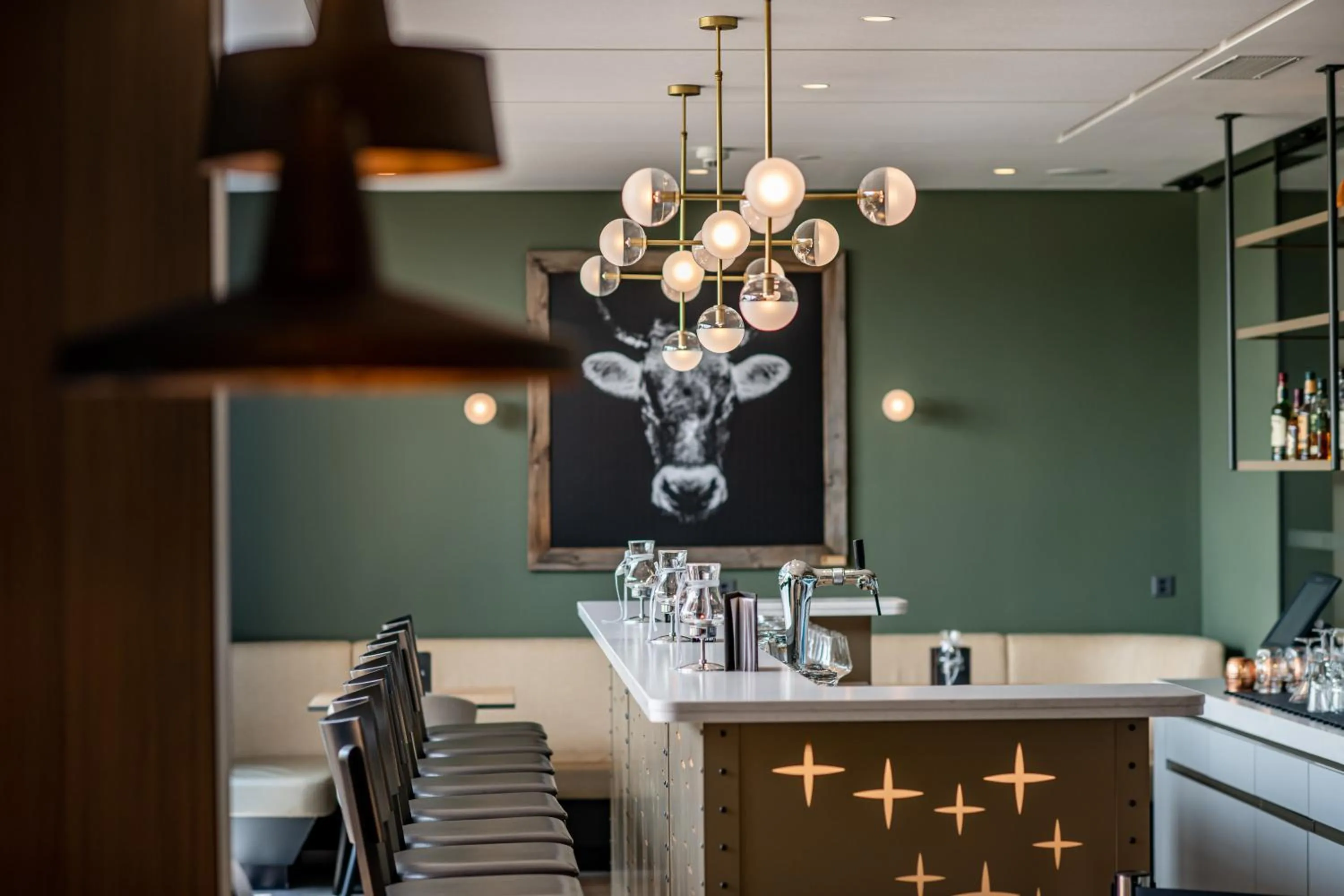 Lounge or bar in Hotel Restaurant La Siala