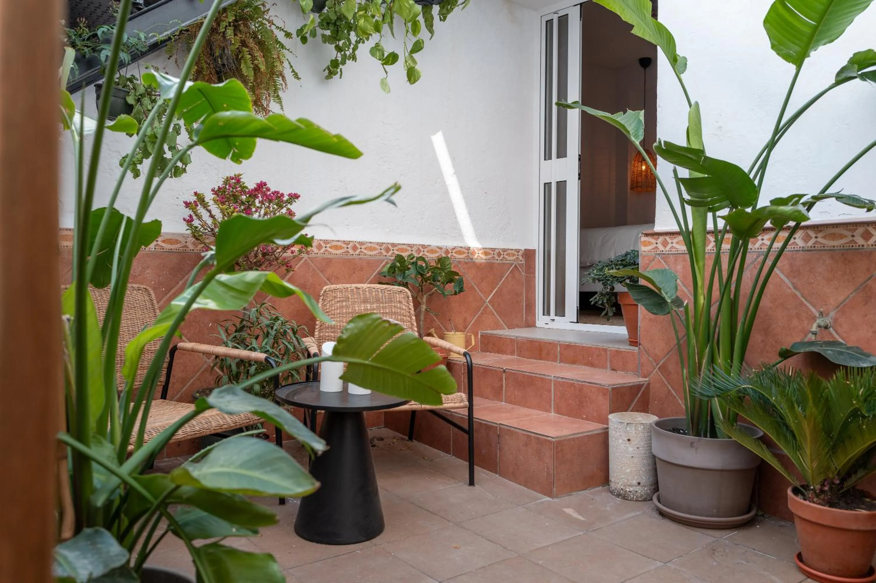 Patio in I AM La Posada Hotel and Apartment