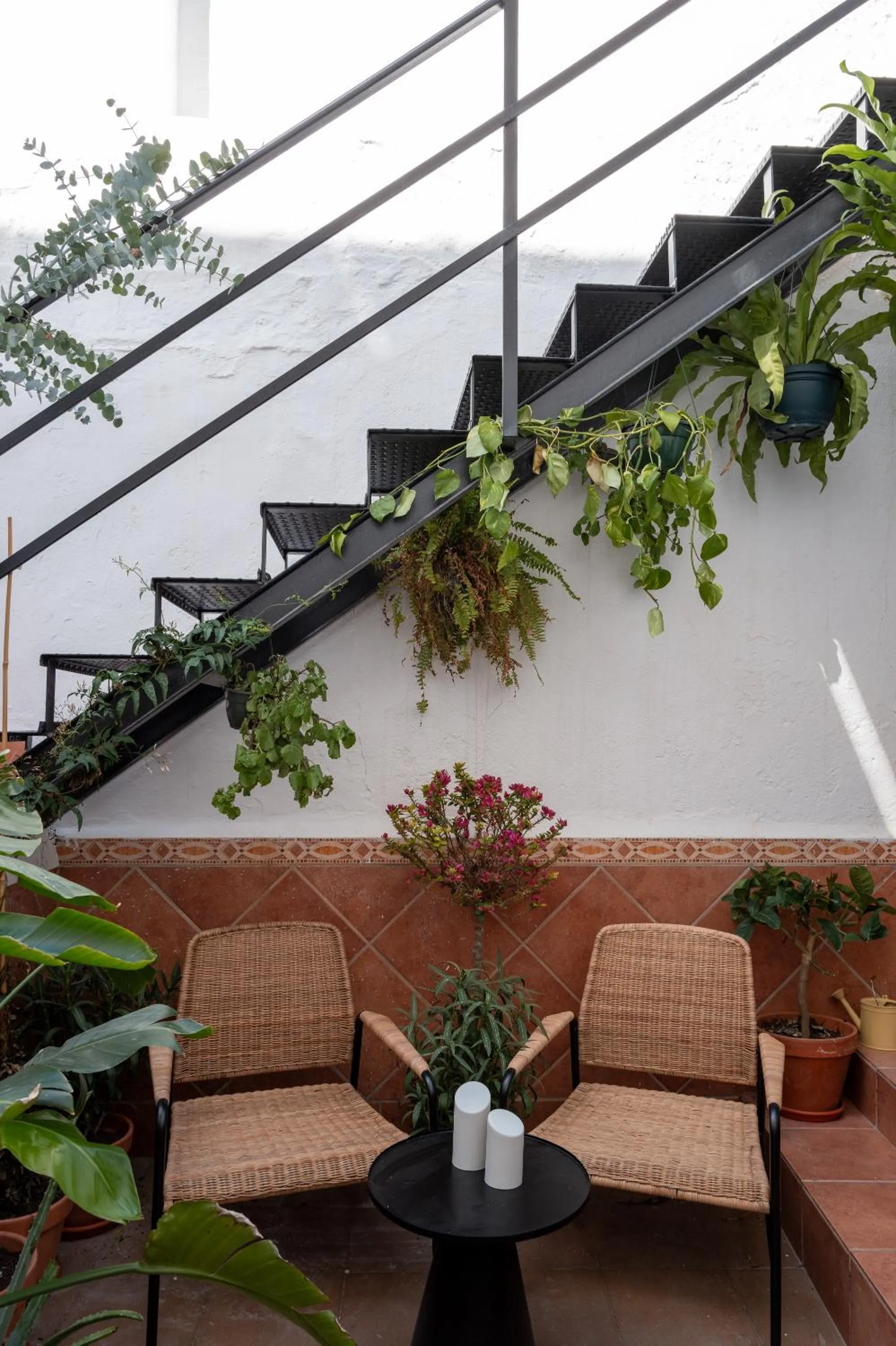 Patio in I AM La Posada Hotel and Apartment