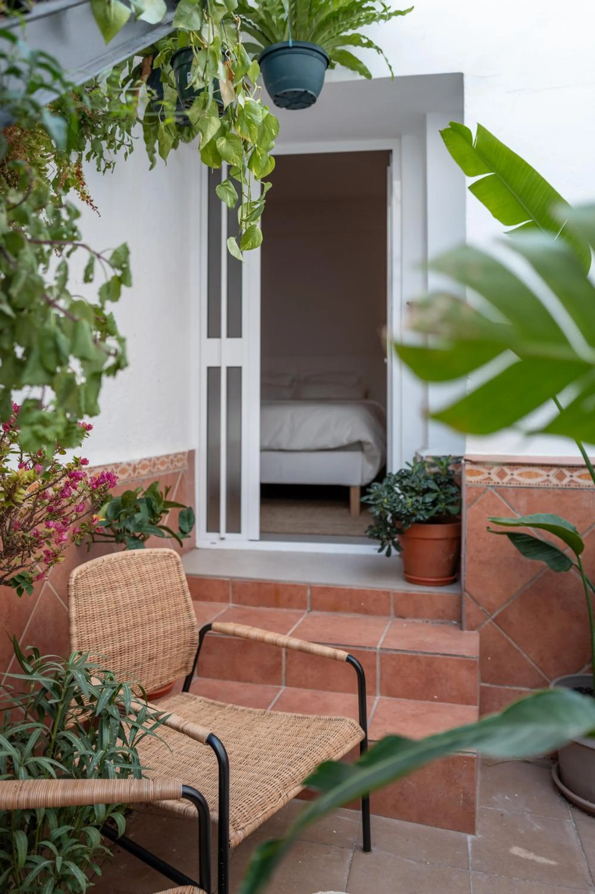 Patio in I AM La Posada Hotel and Apartment