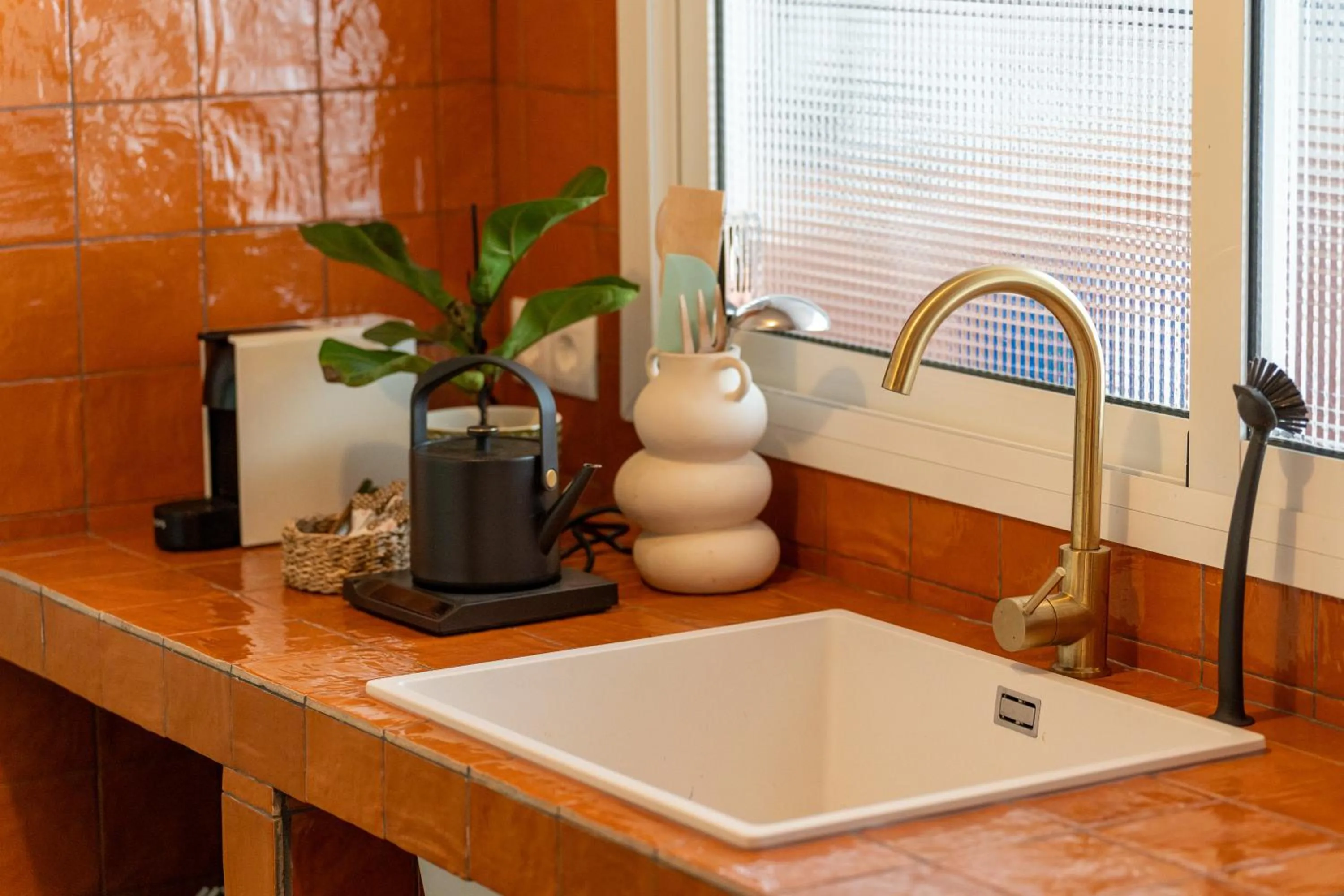 kitchen in I AM La Posada Hotel and Apartment