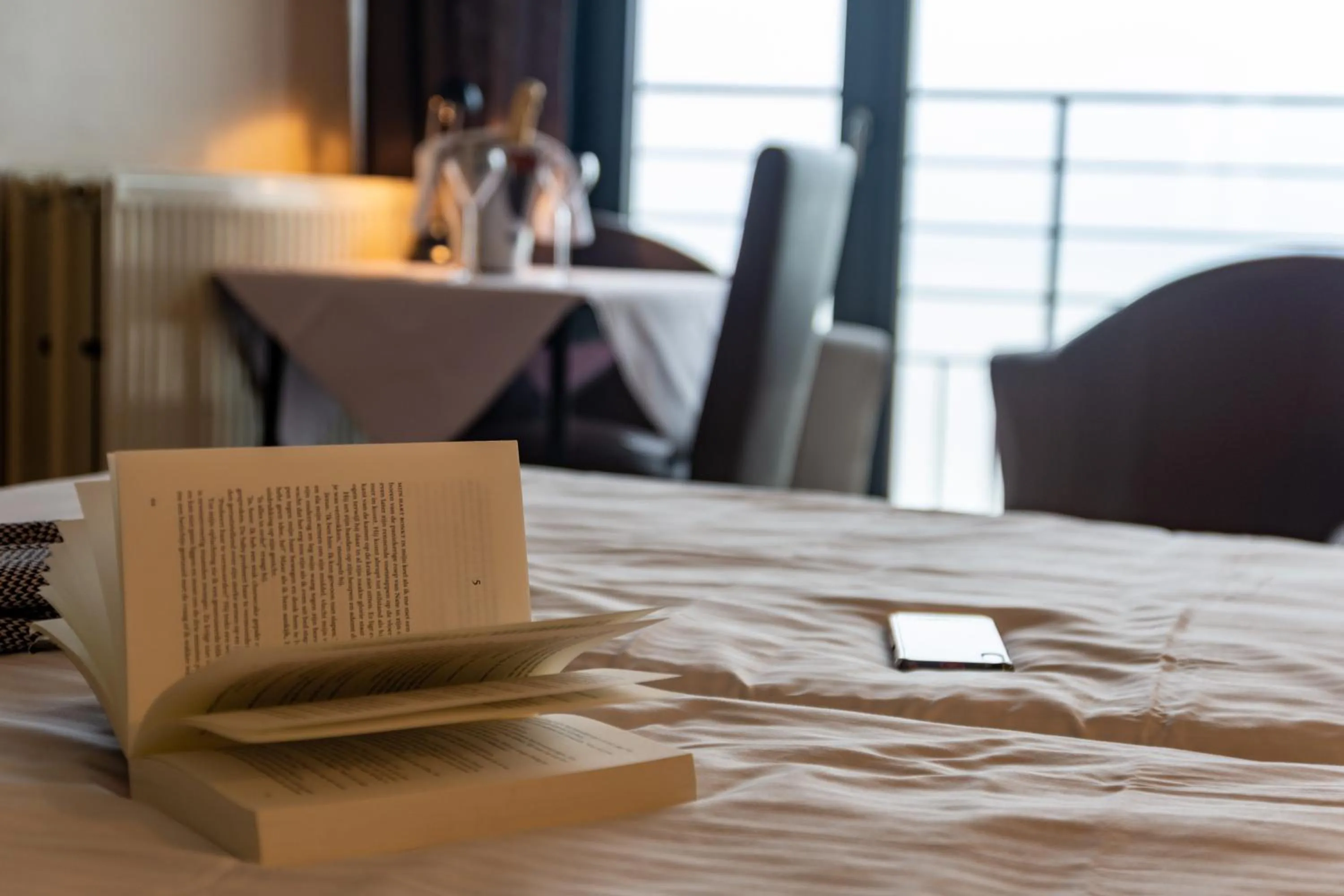 Bed in Hotel Les Mouettes