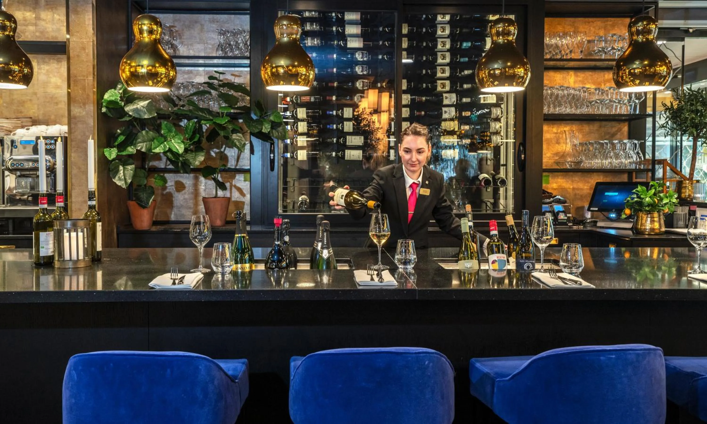 Lounge or bar in Thon Hotel Rosenkrantz Oslo