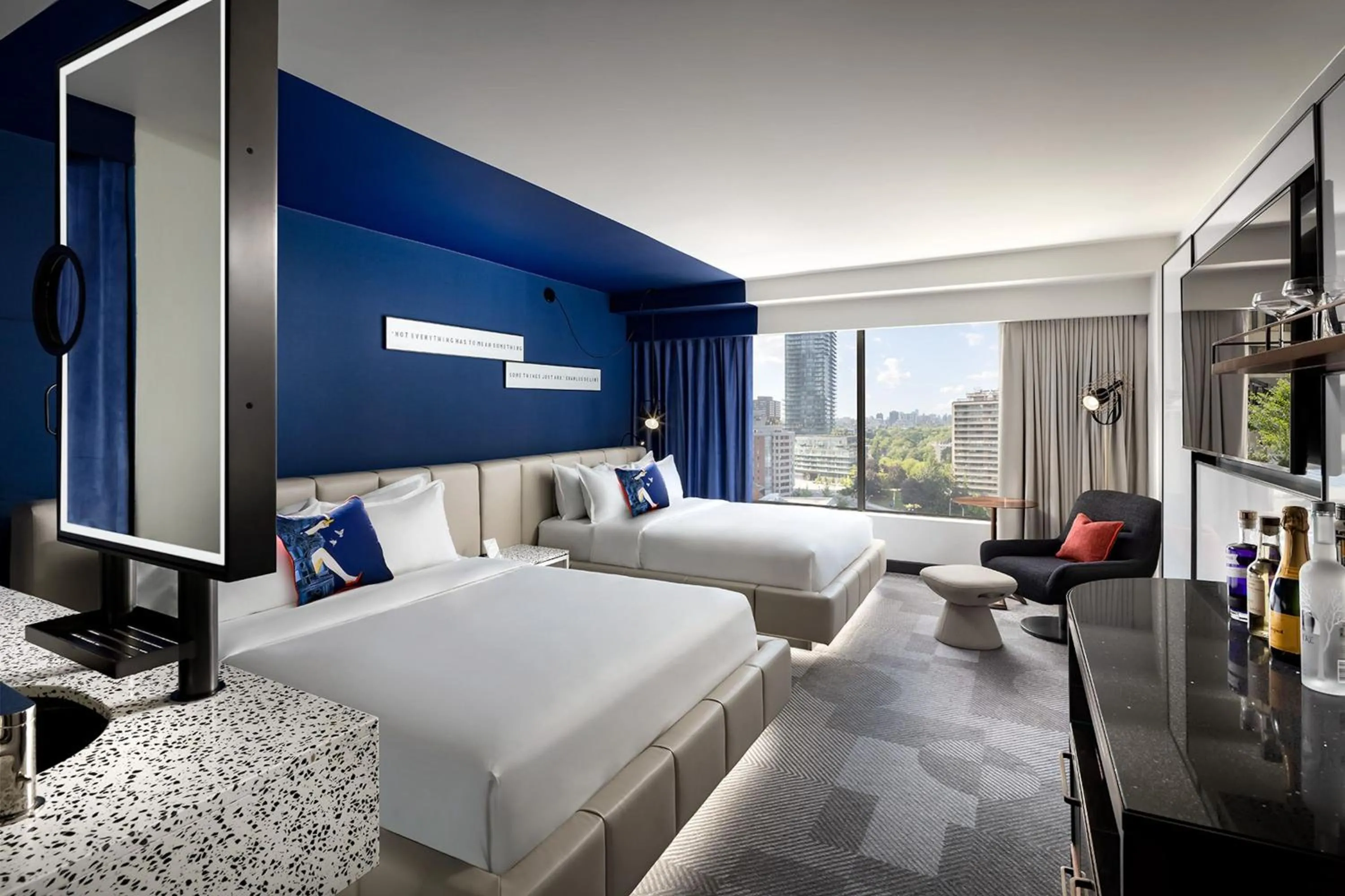 Photo of the whole room, Bed in W Toronto