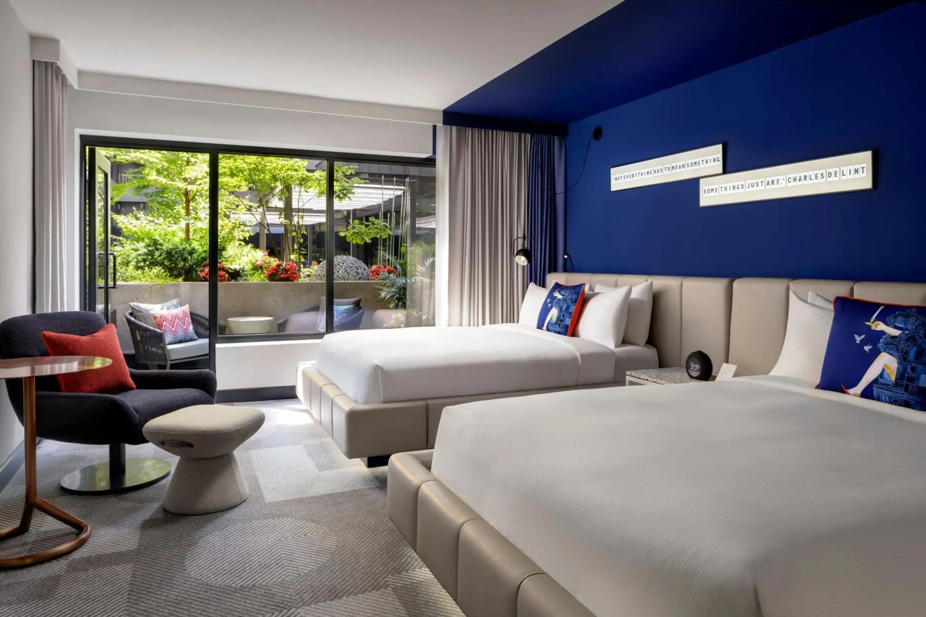 Photo of the whole room, Bed in W Toronto