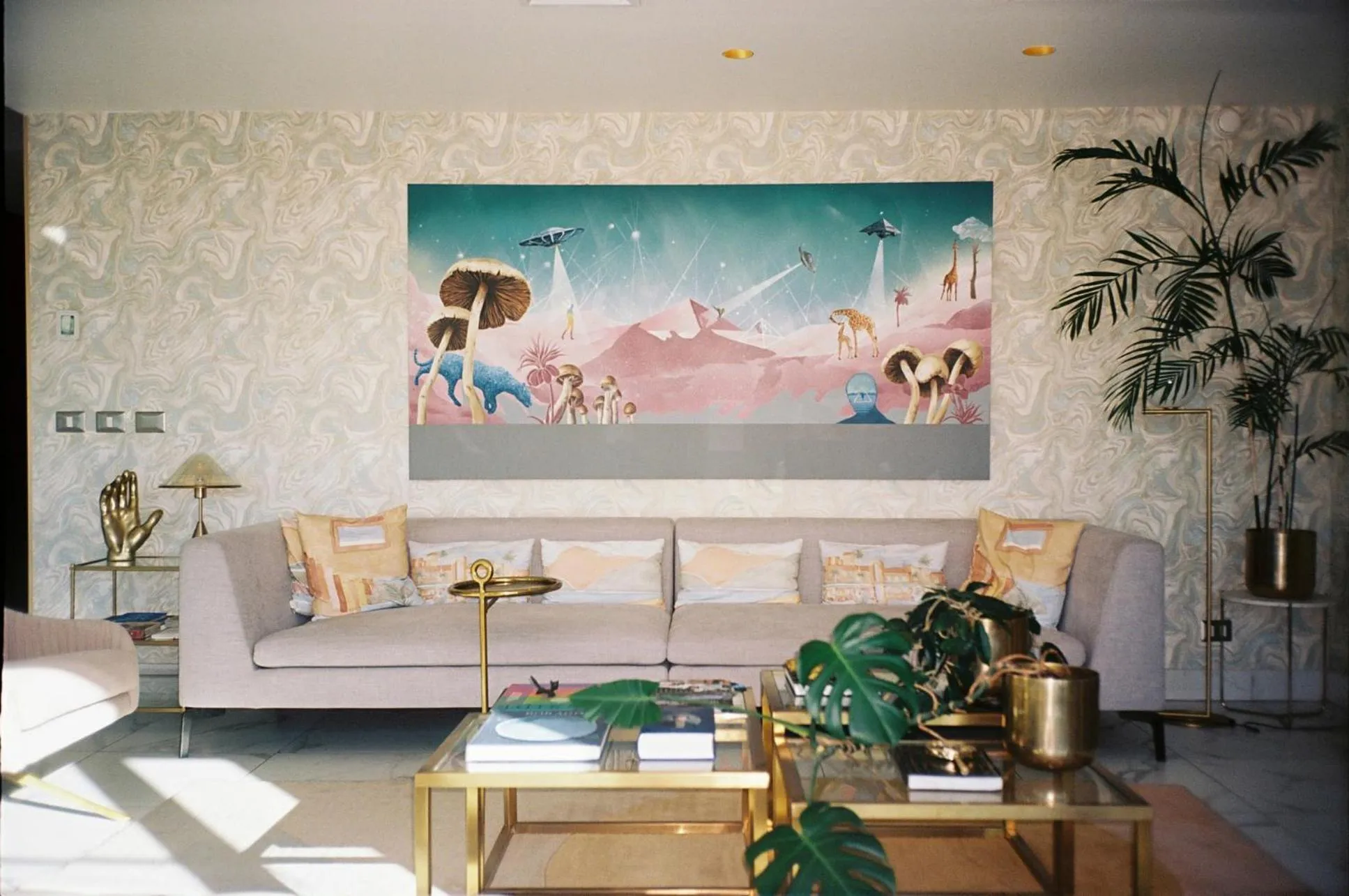 Living room in Hotel Eco Boutique Bidasoa