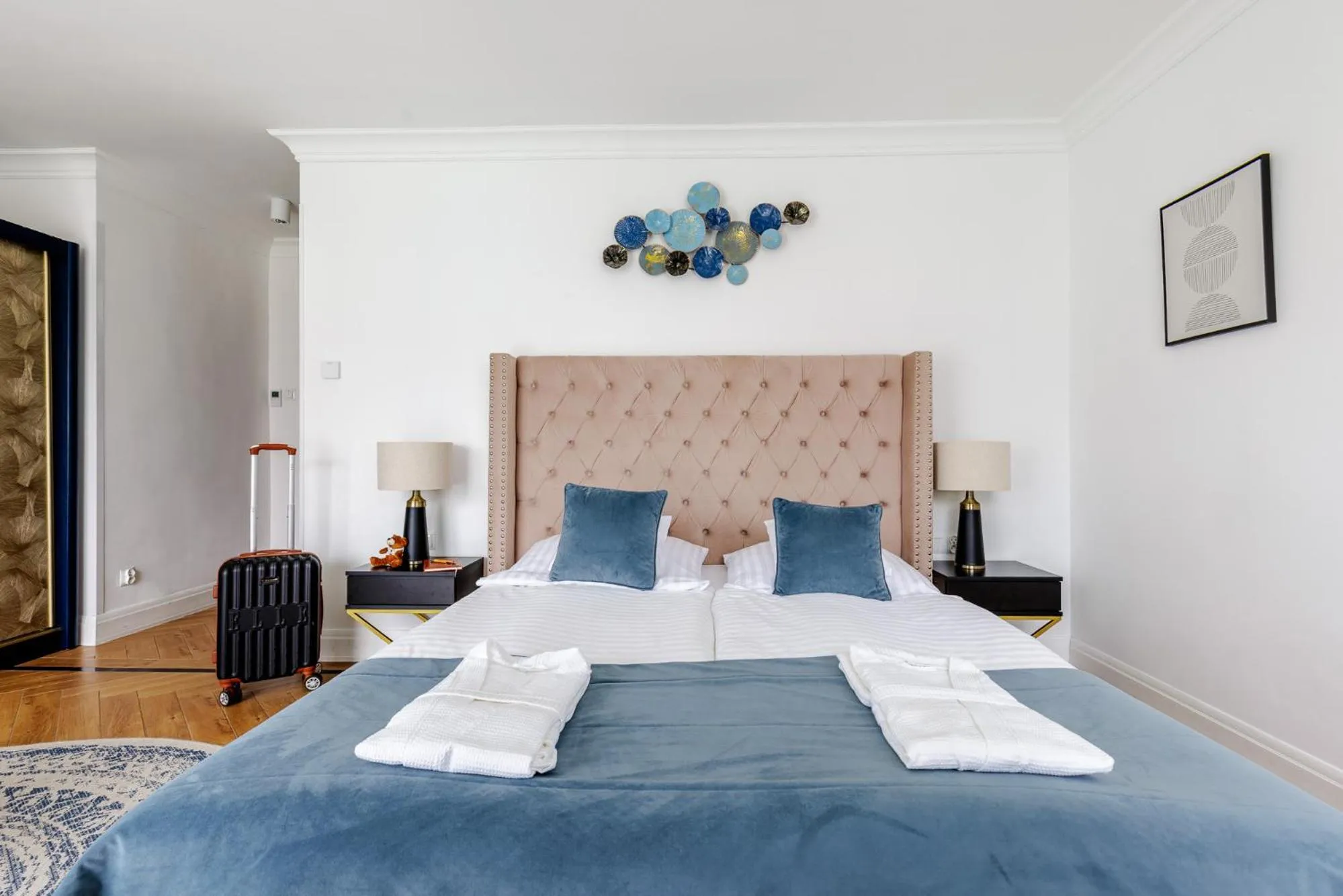 Bed in Prawdzic Family Resort & Wellness