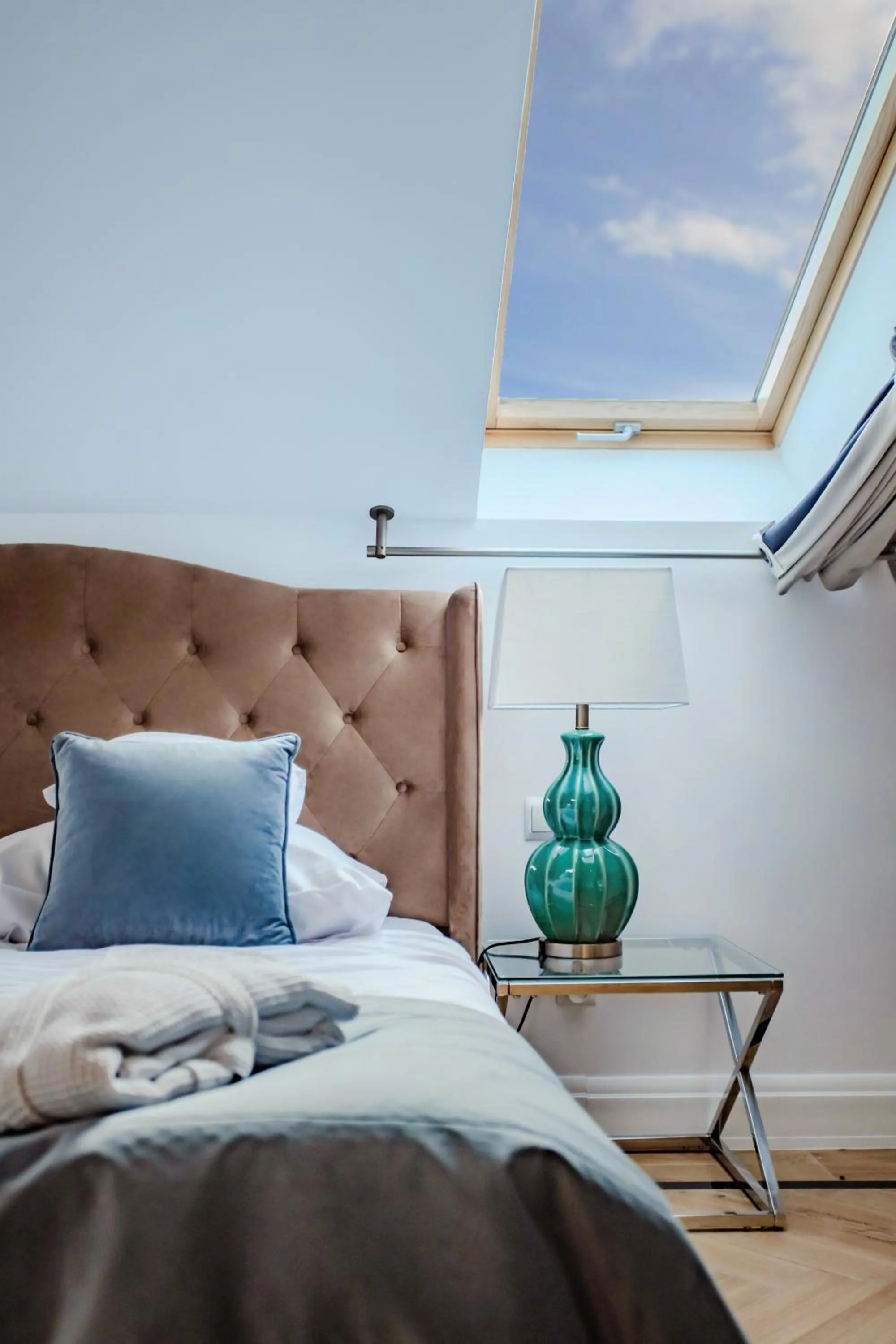 Bed in Prawdzic Family Resort & Wellness