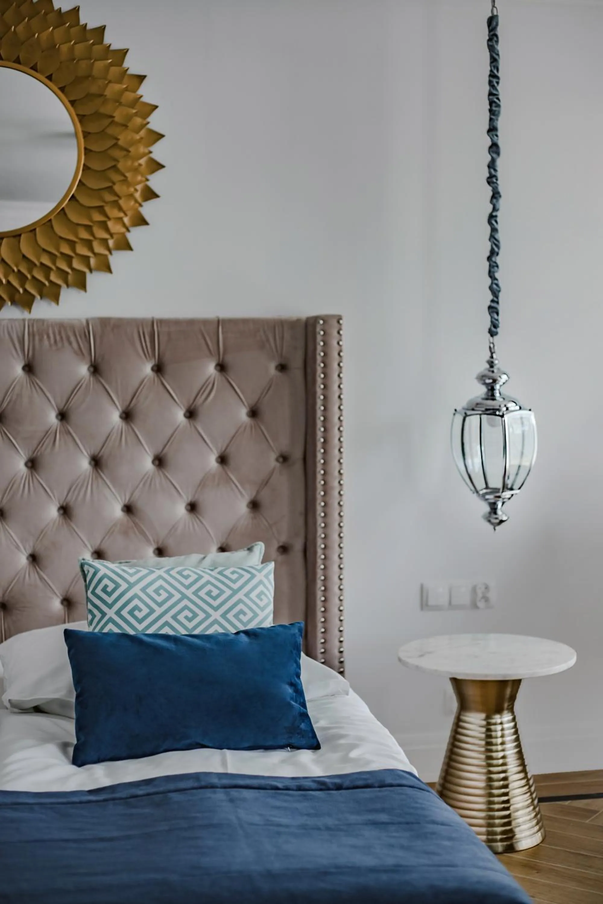 Bed in Prawdzic Family Resort & Wellness