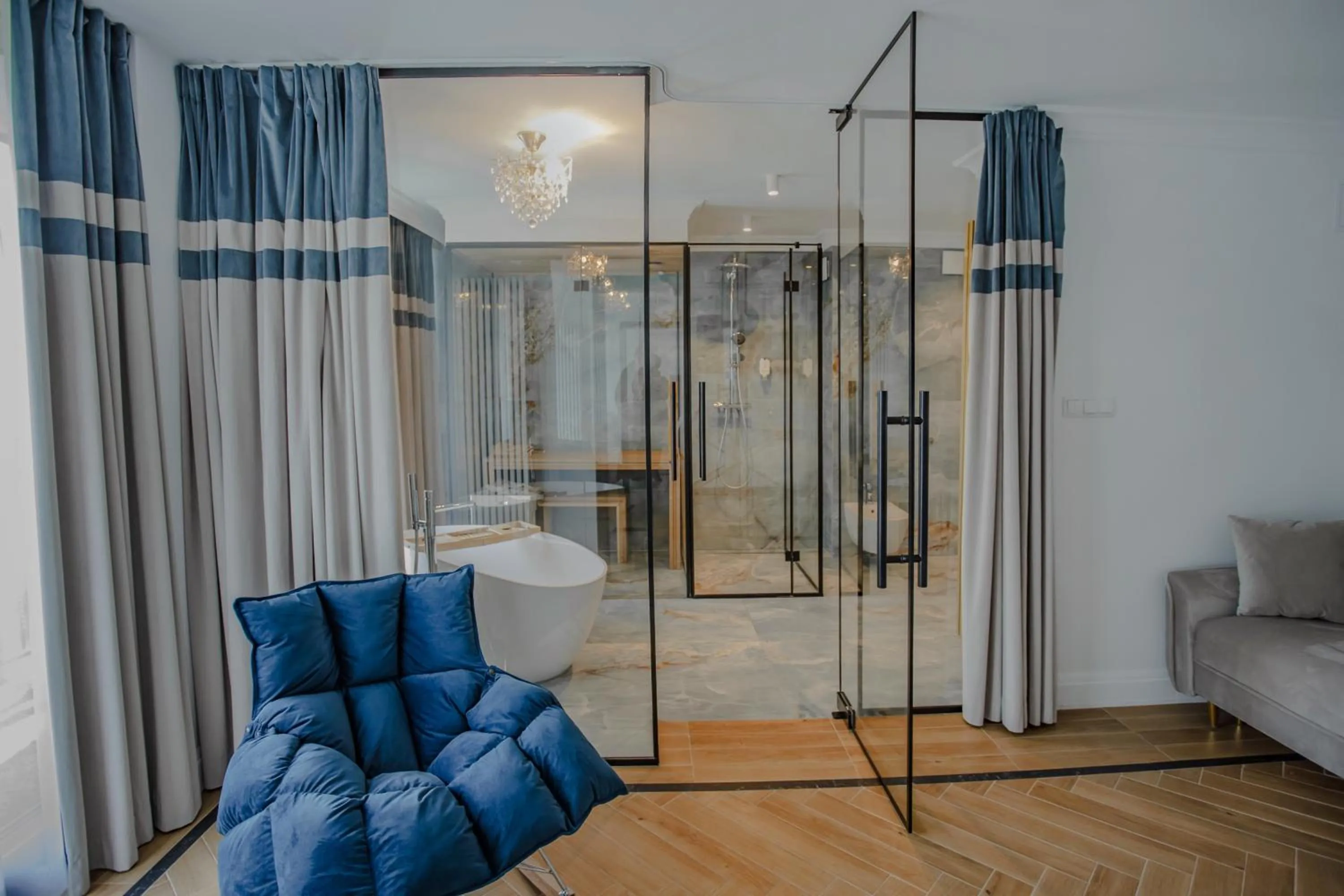 Bed in Prawdzic Family Resort & Wellness