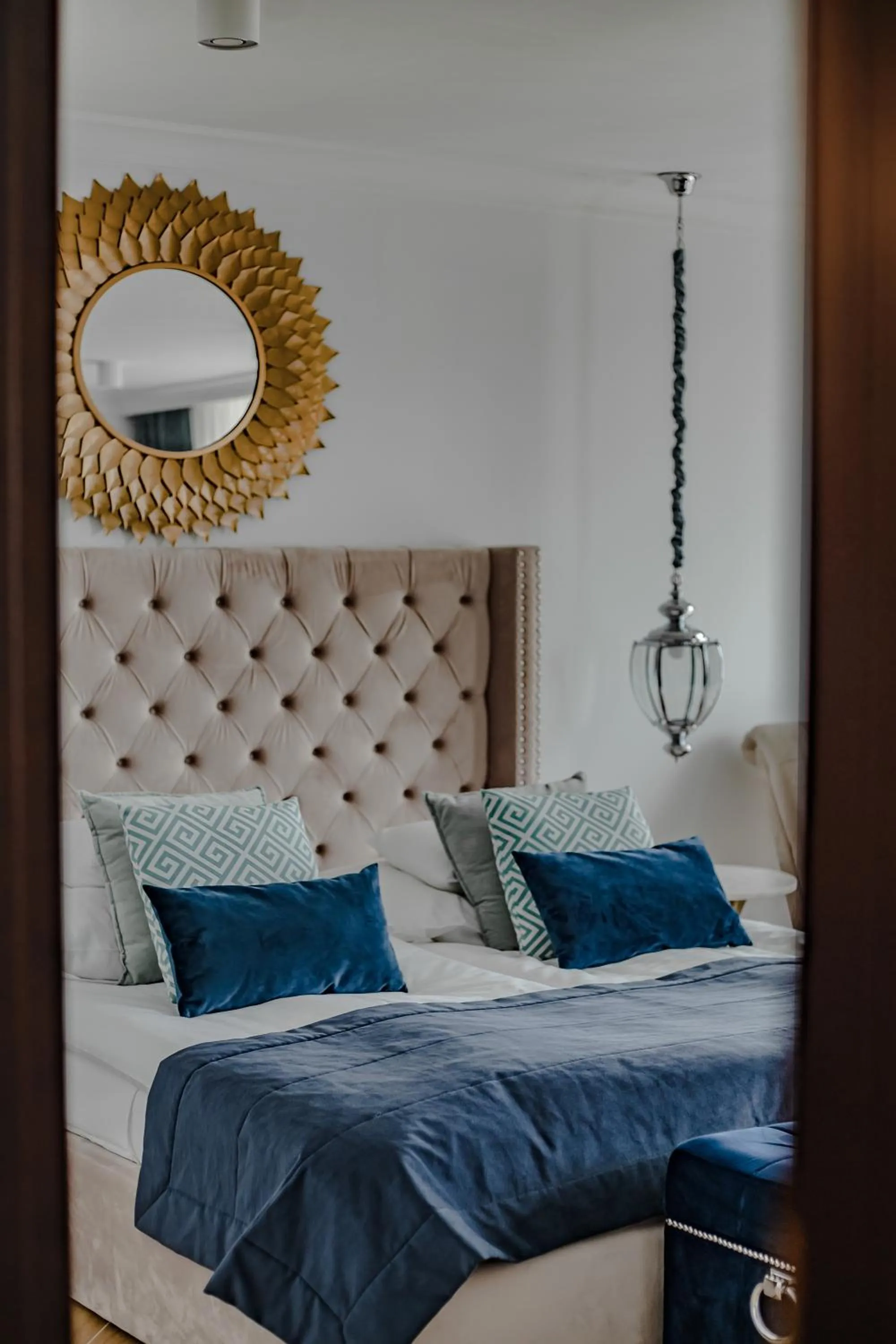 Bed in Prawdzic Family Resort & Wellness