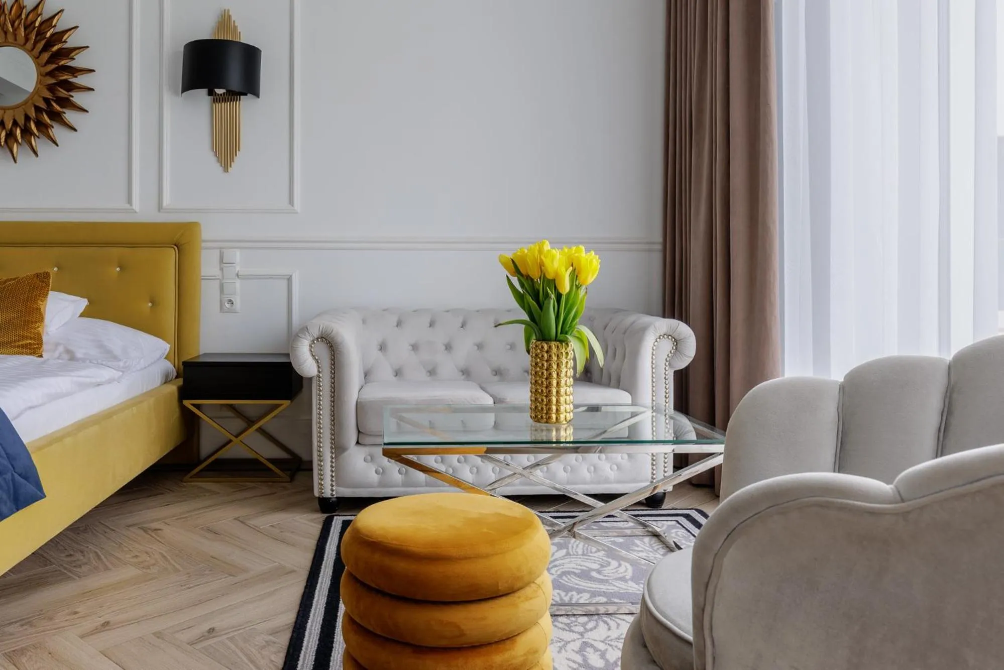 Bed in Prawdzic Family Resort & Wellness