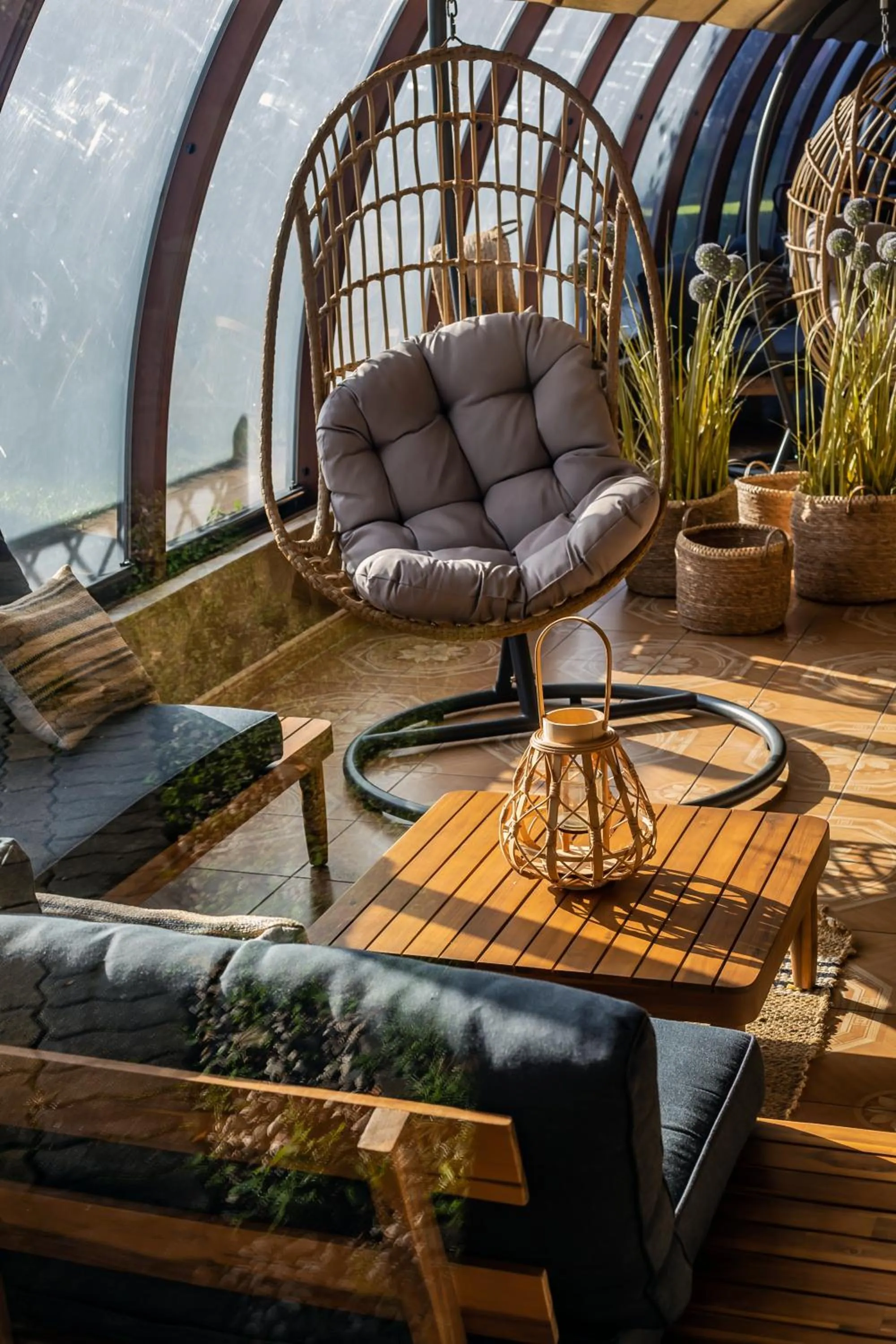 Patio in Prawdzic Family Resort & Wellness