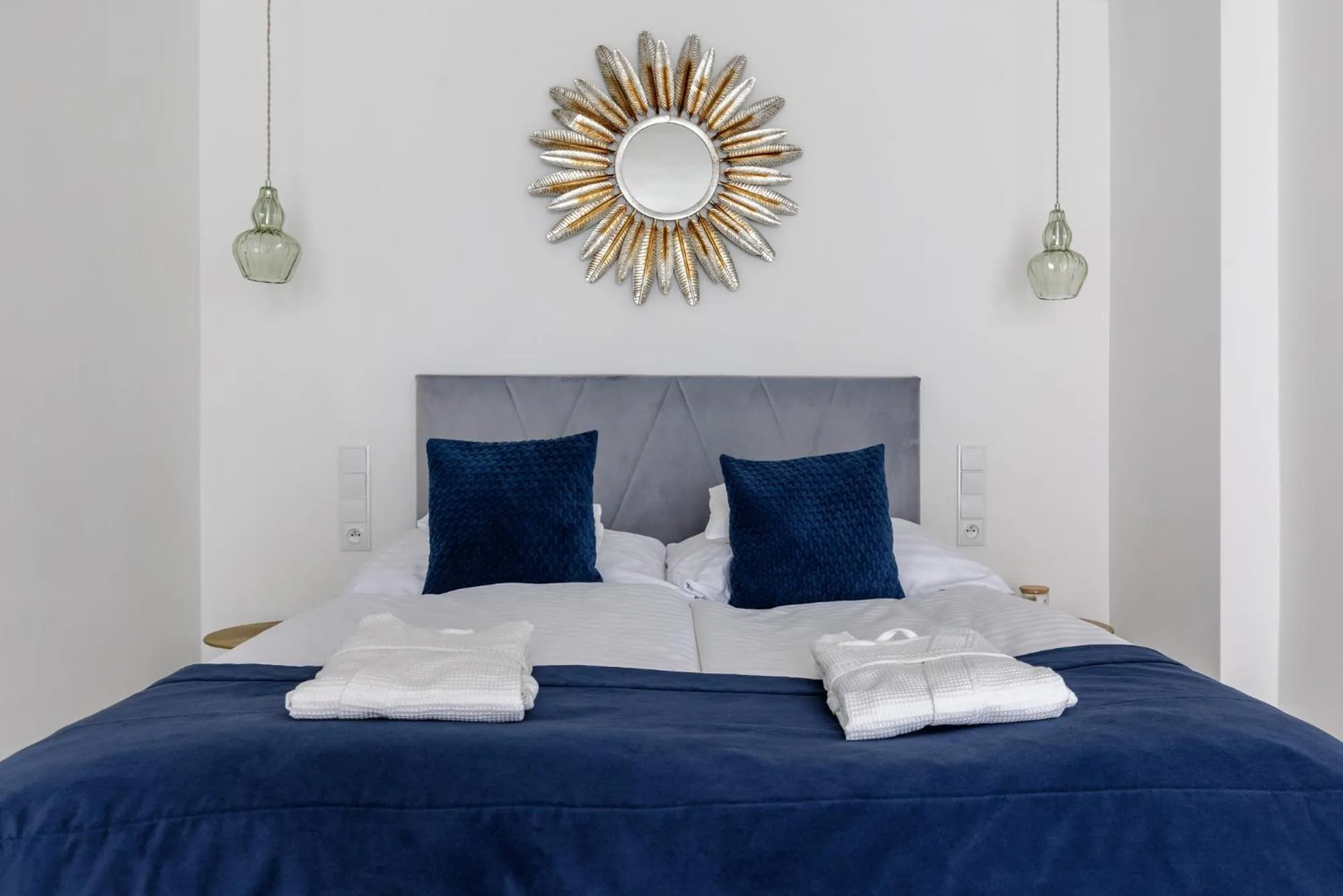 Bed in Prawdzic Family Resort & Wellness