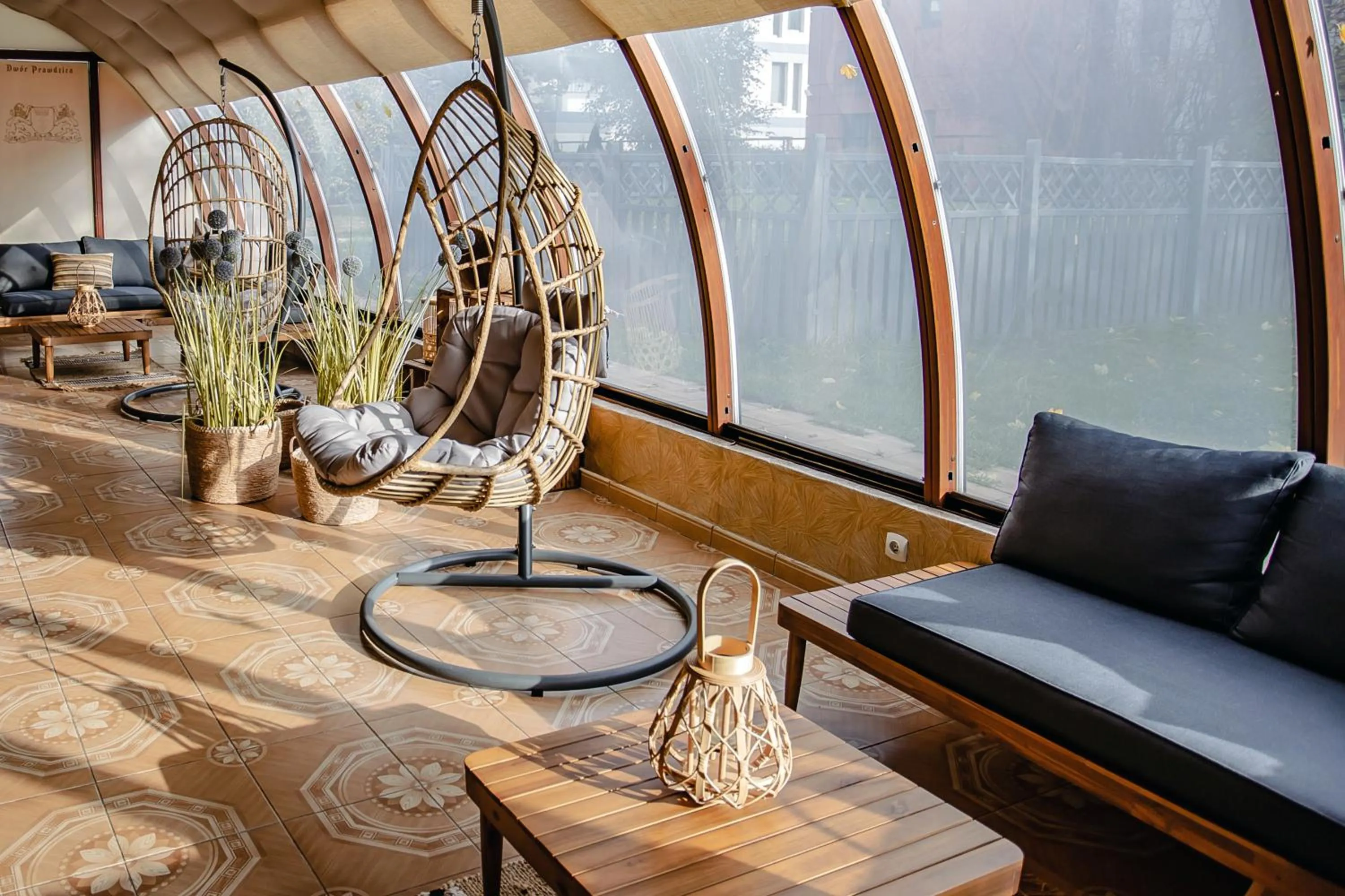 Patio in Prawdzic Family Resort & Wellness