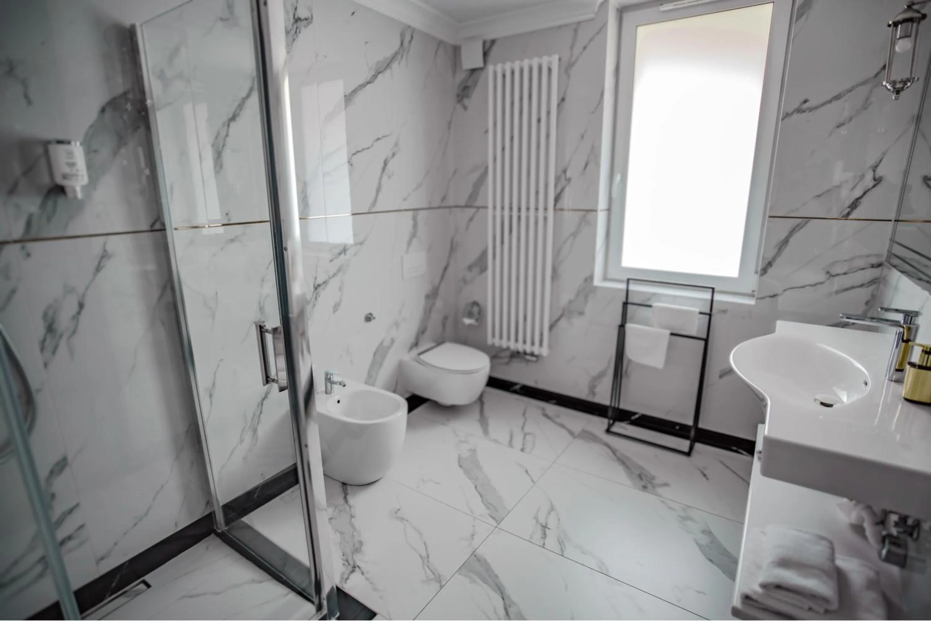 Shower in Prawdzic Family Resort & Wellness