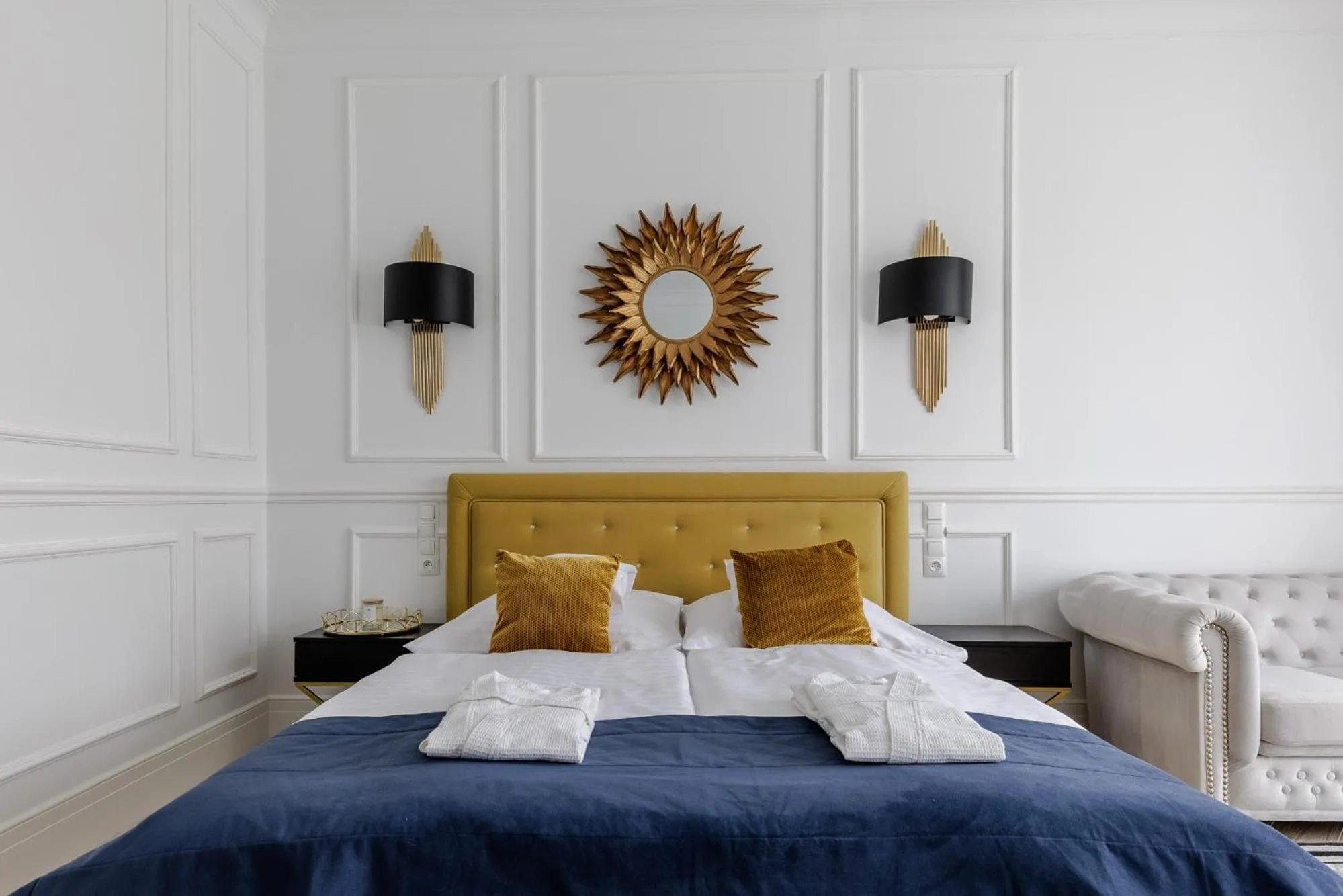 Bed in Prawdzic Family Resort & Wellness