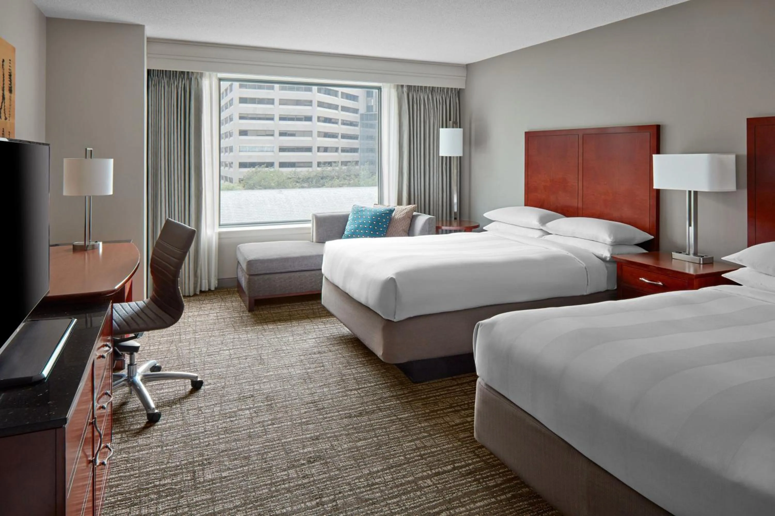 Photo of the whole room, Bed in Marriott Downtown at CF Toronto Eaton Centre