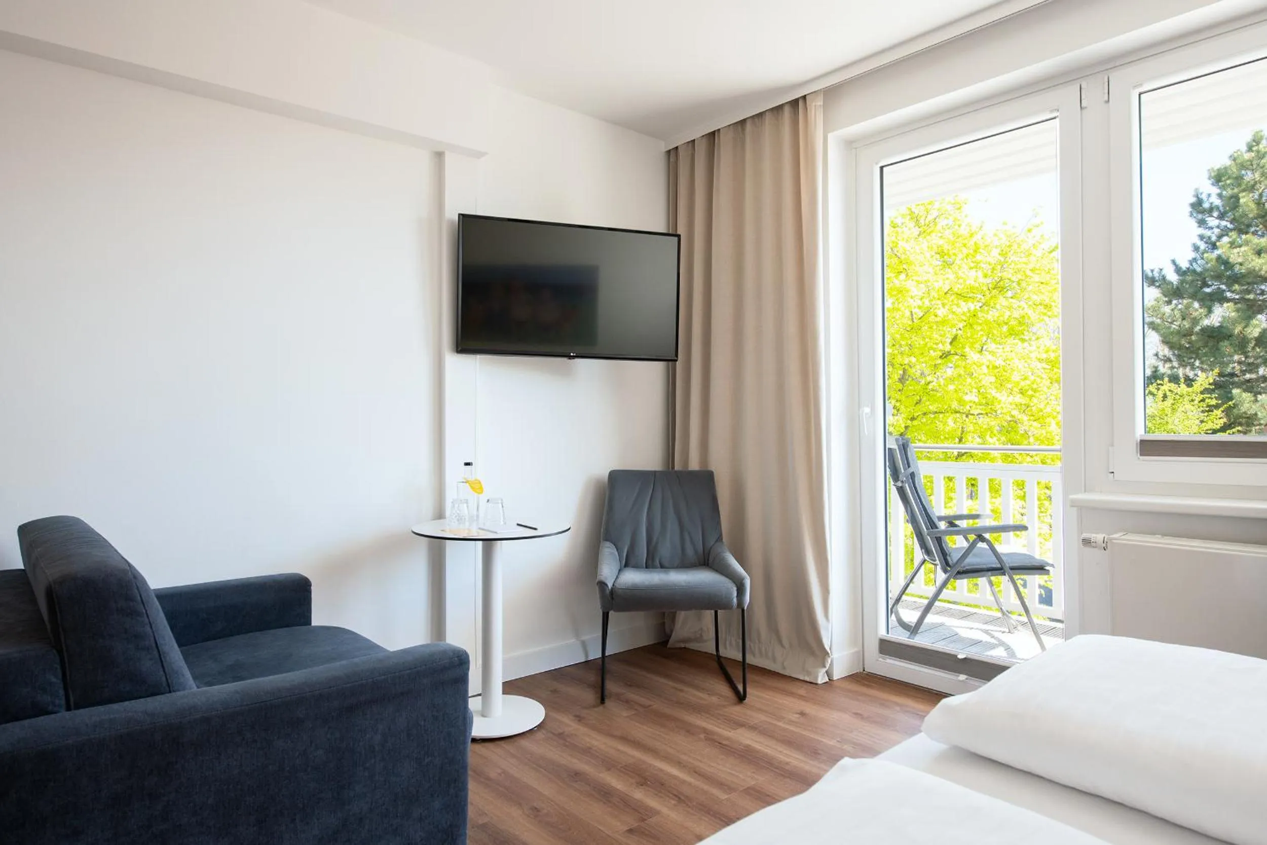 Photo of the whole room, Bed in Hotel Meerzeit