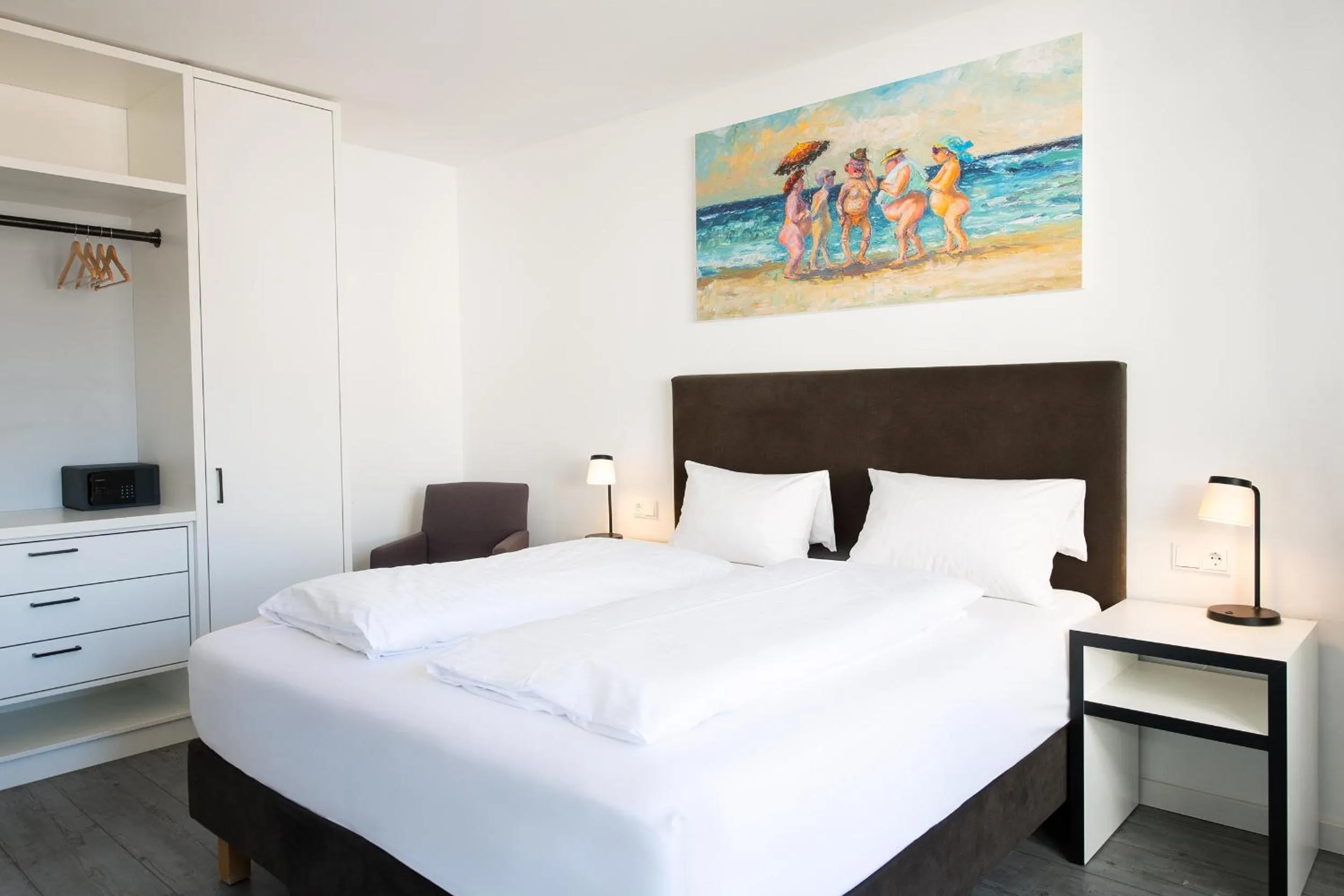 Bed in Hotel Meerzeit