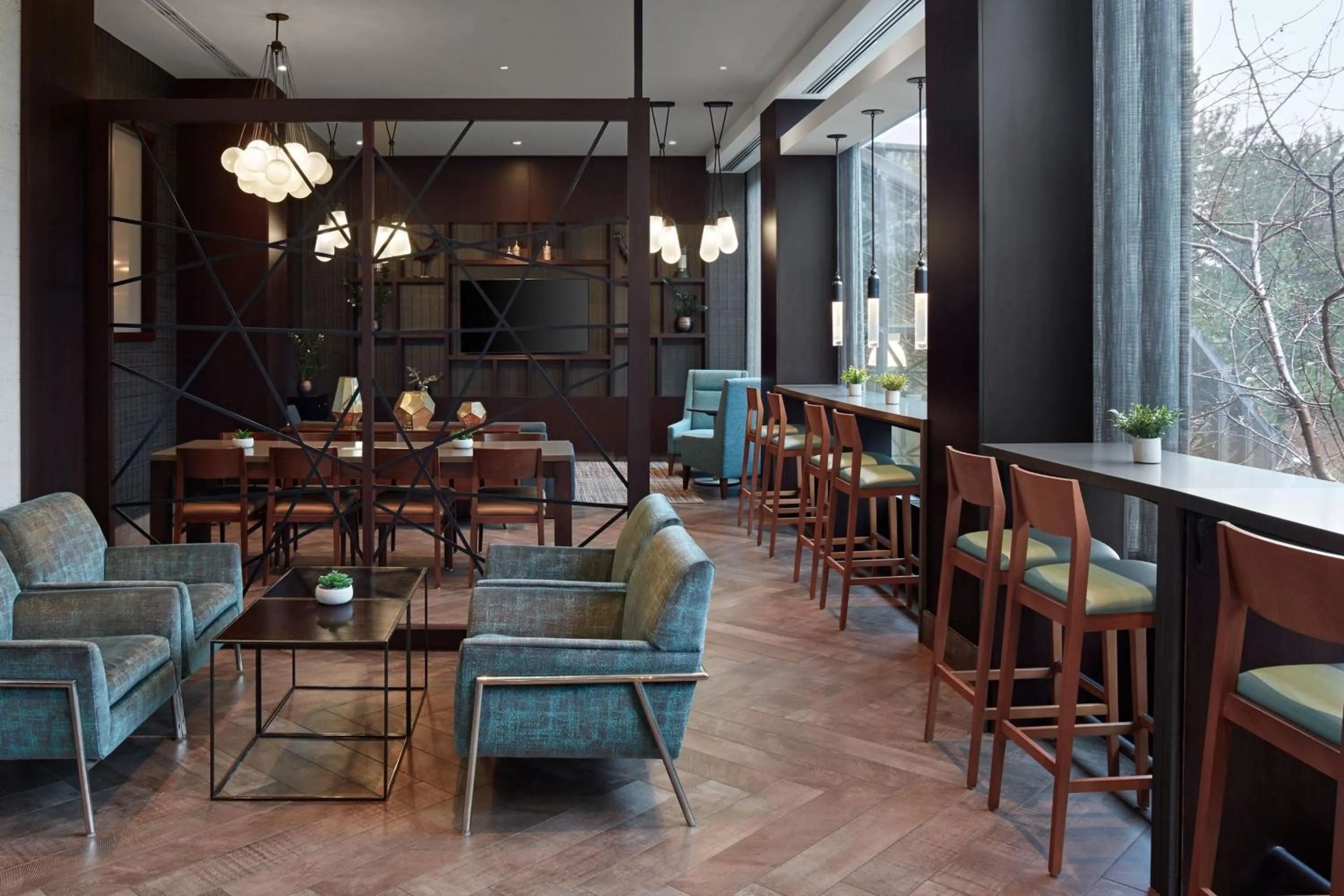 Lounge or bar in Toronto Airport Marriott Hotel