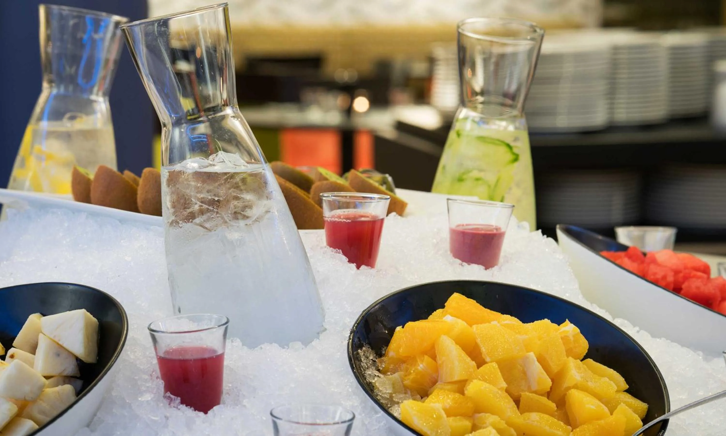 Buffet breakfast in Thon Hotel Ski