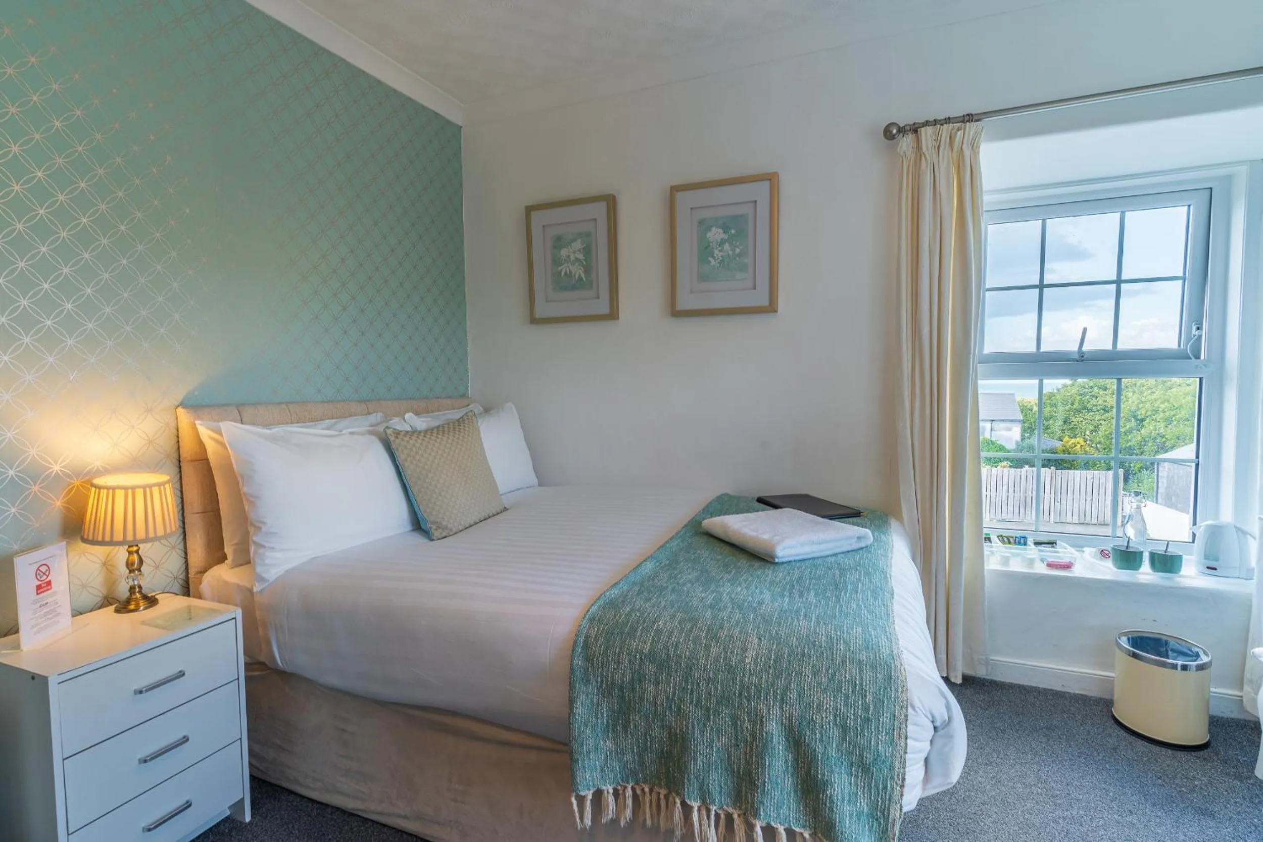 Bed in Rooms at The Highcliffe