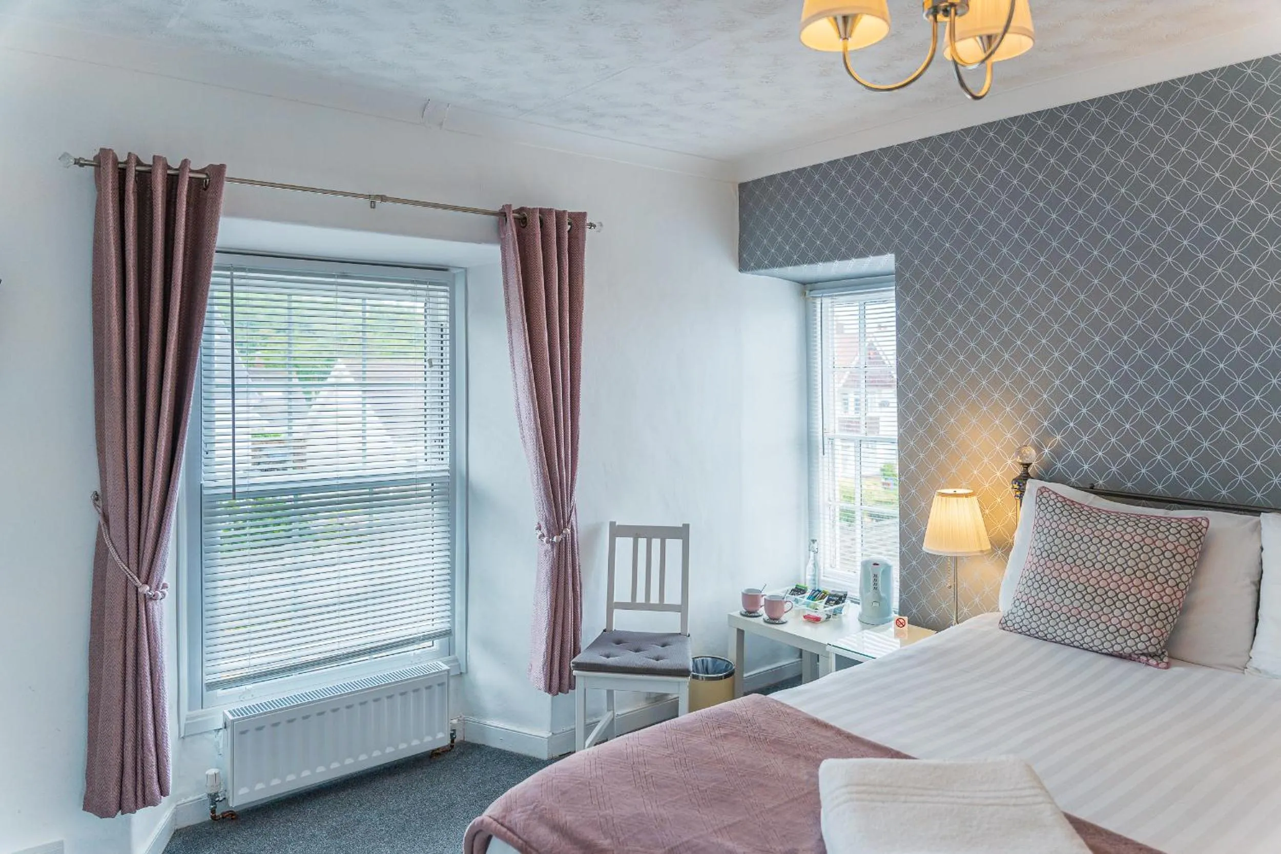 Bed in Rooms at The Highcliffe