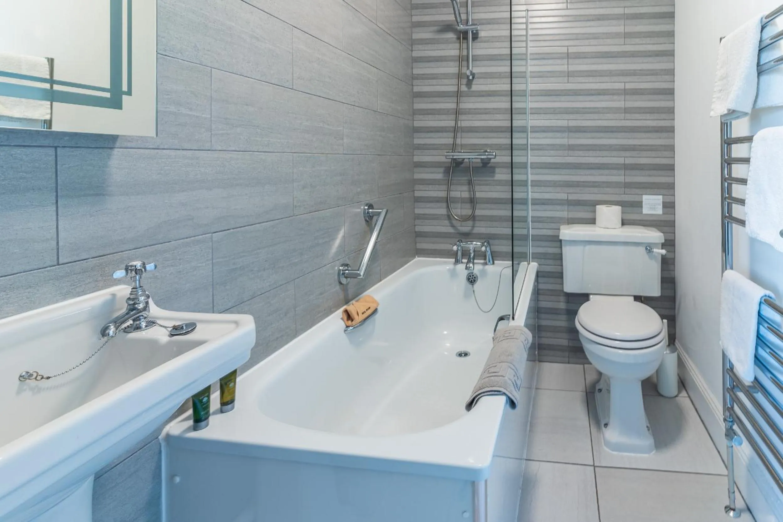 Shower in Rooms at The Highcliffe