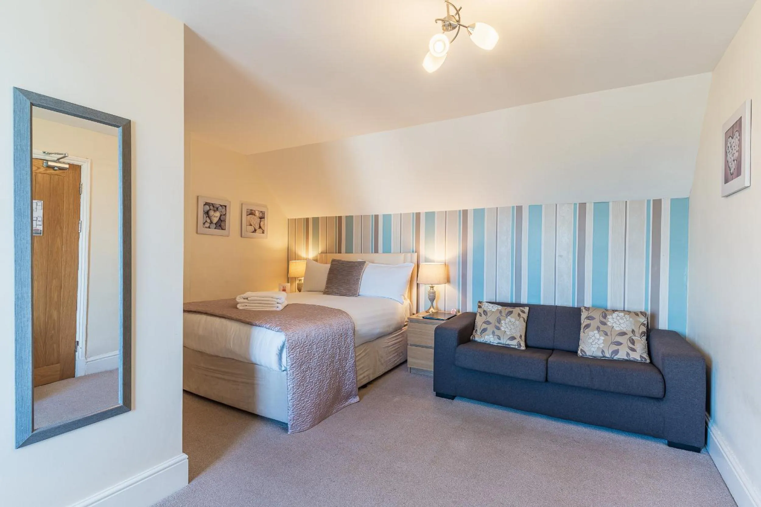 Bed in Rooms at The Highcliffe