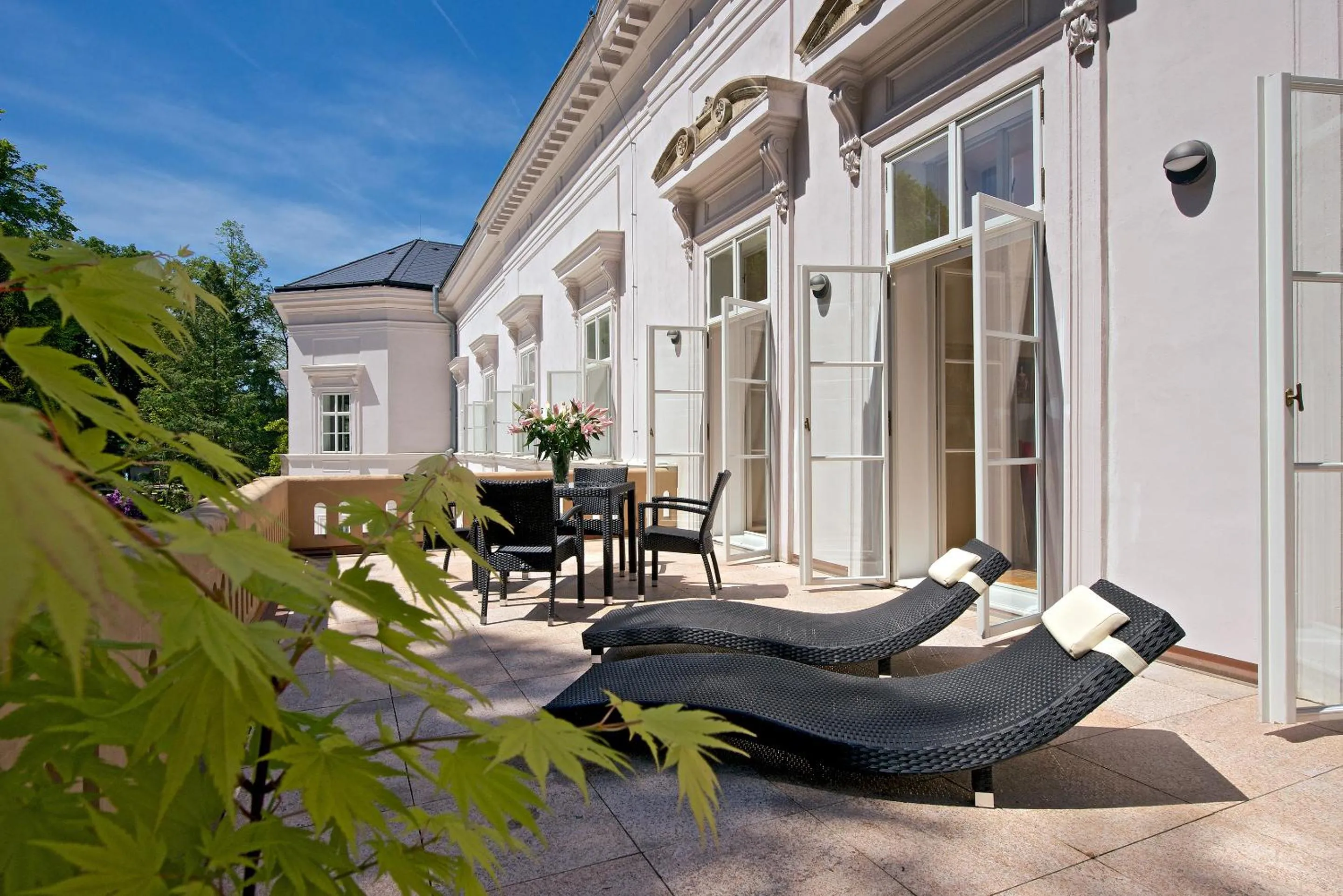 Balcony/Terrace in Zámek Ratměřice - Hotel & Resort