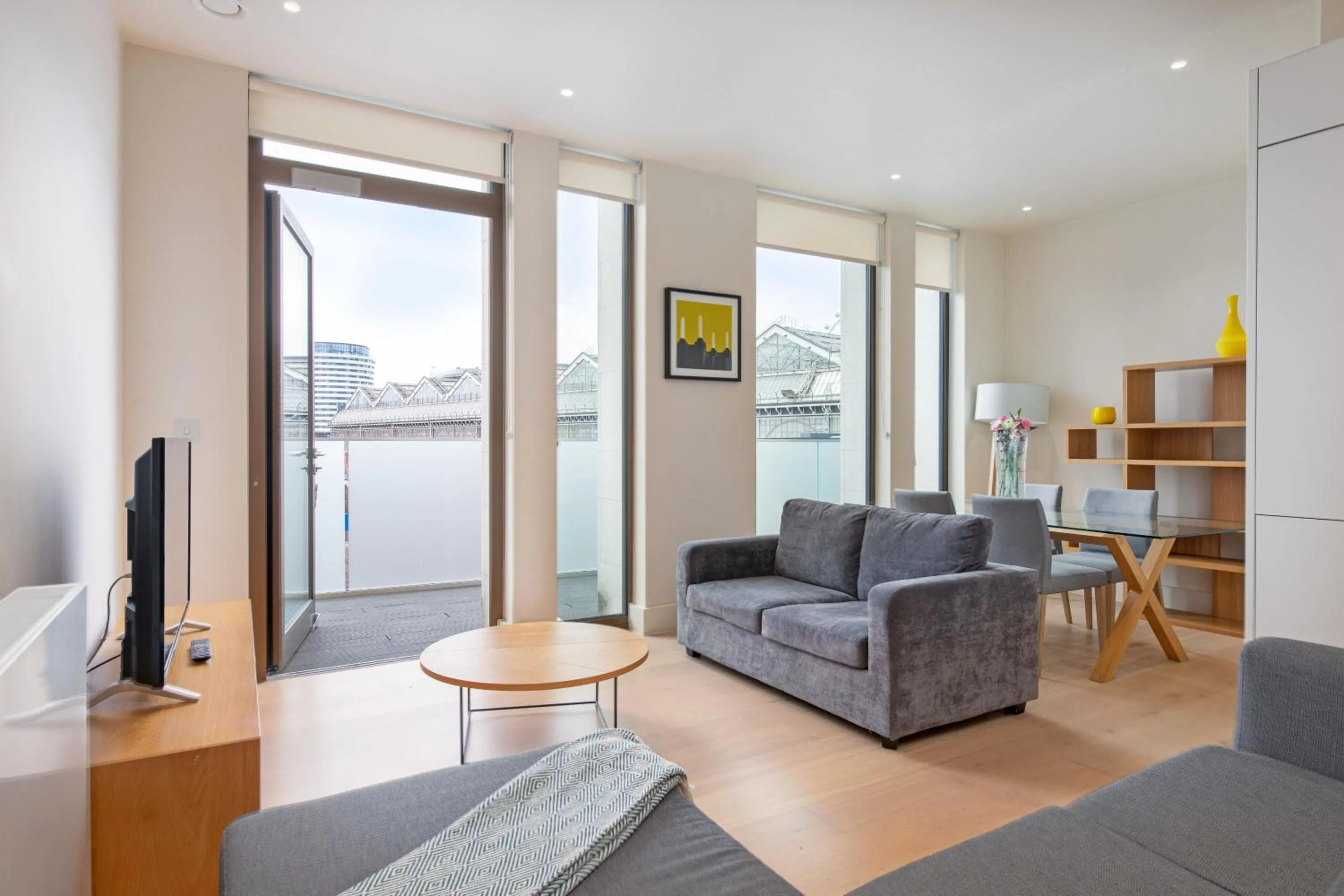 Living room in StayLux Waterloo