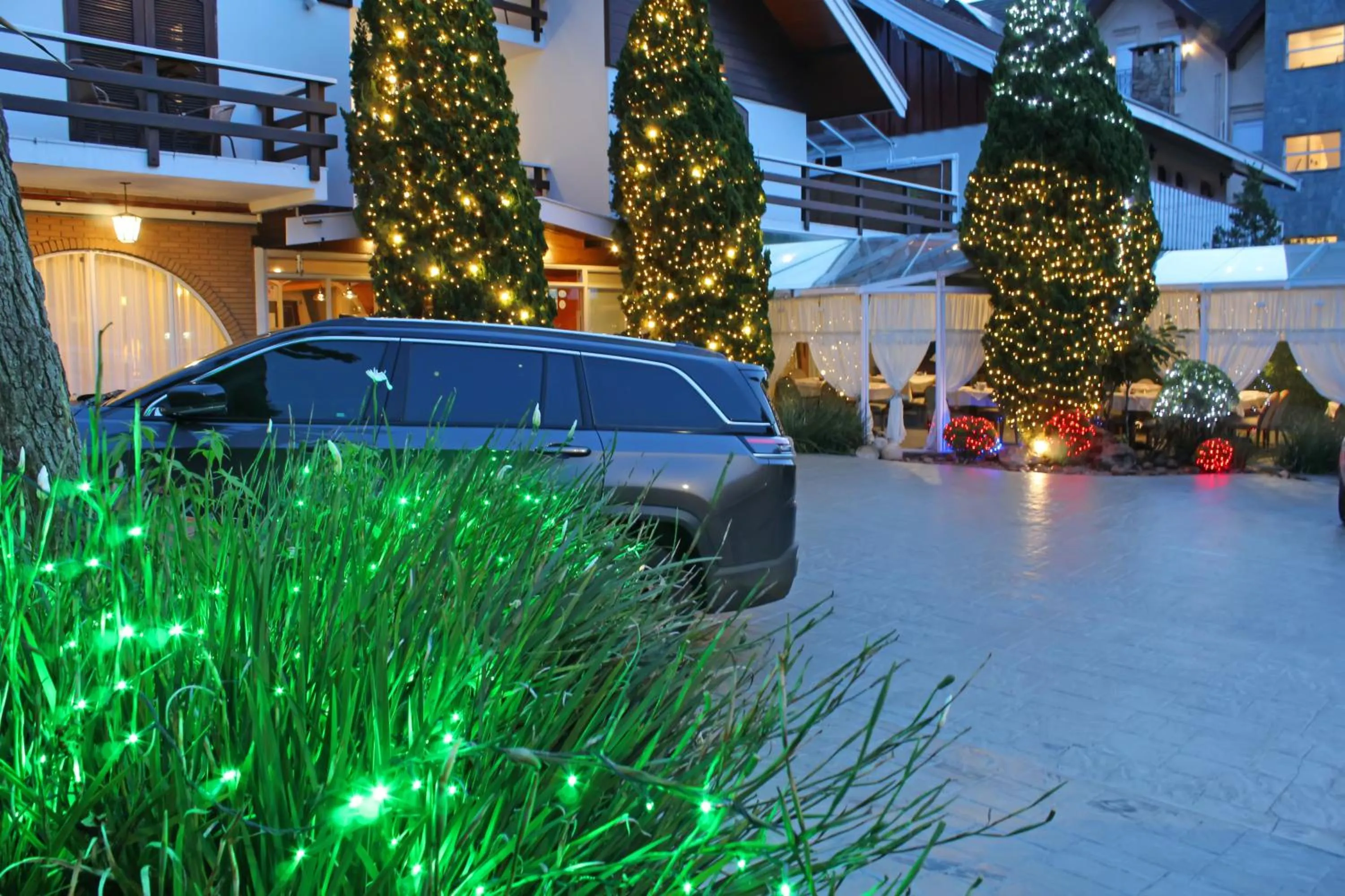 Garden view in Pousada Villa Capivary Campos do Jordão