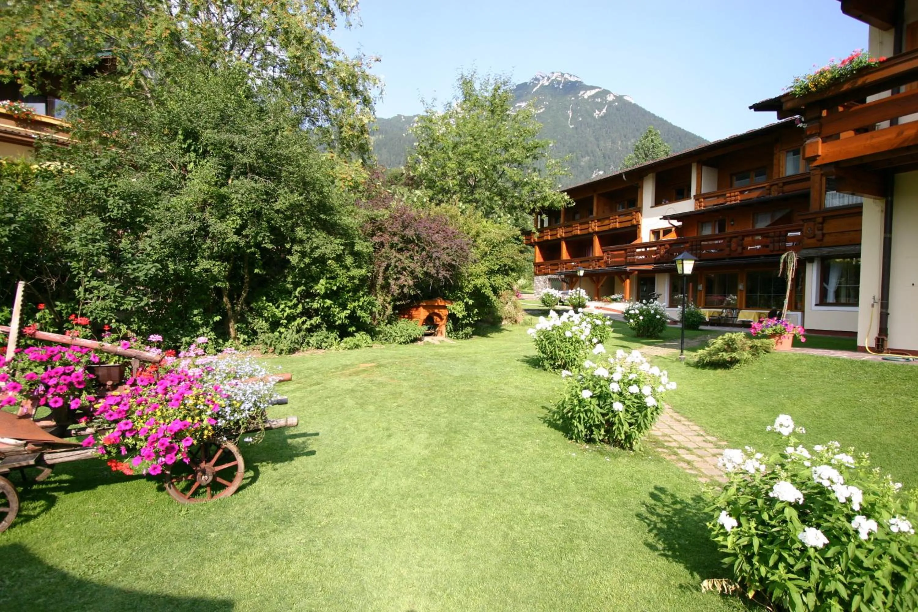 Garden in Frühstückshotel Margret