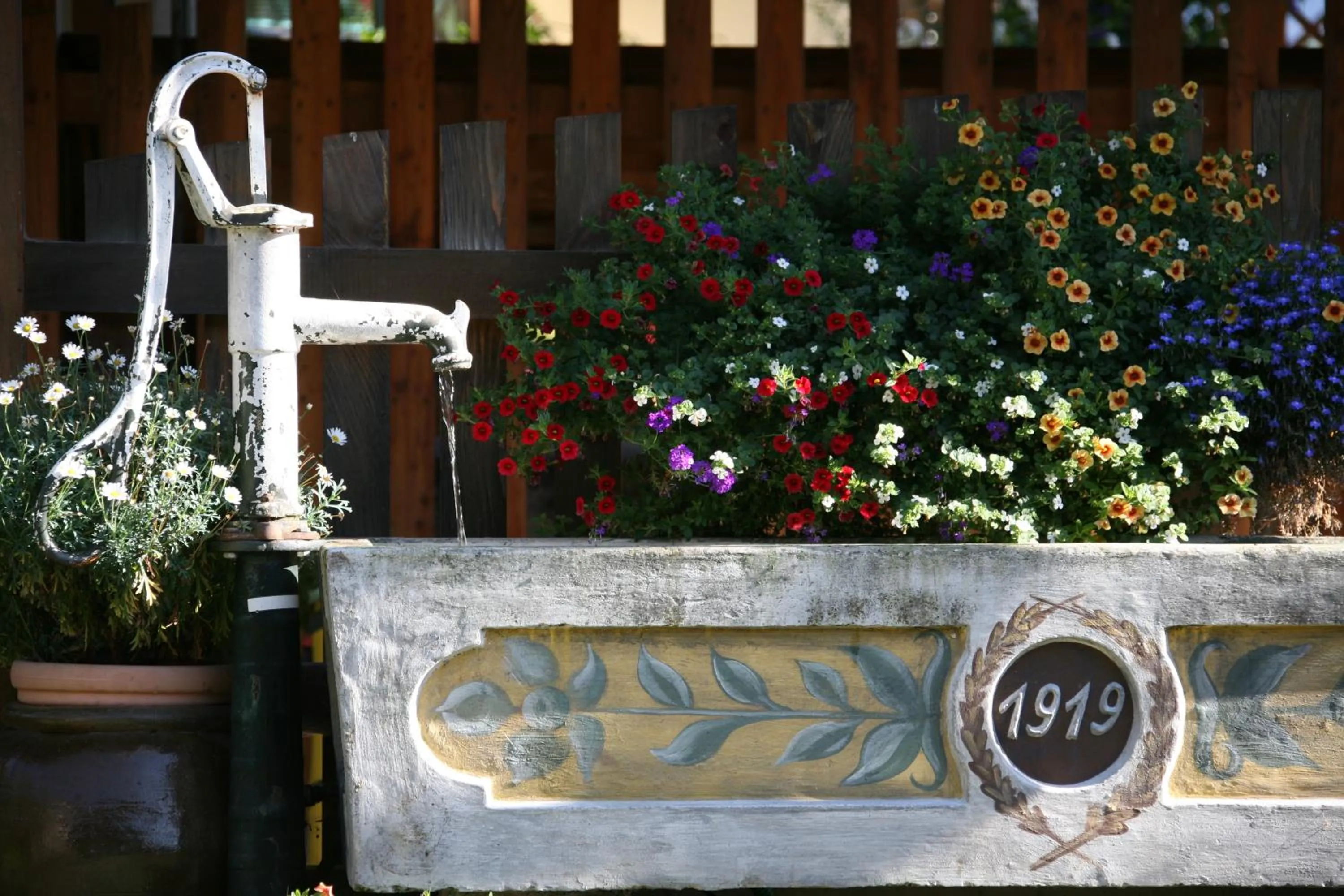 Decorative detail in Frühstückshotel Margret