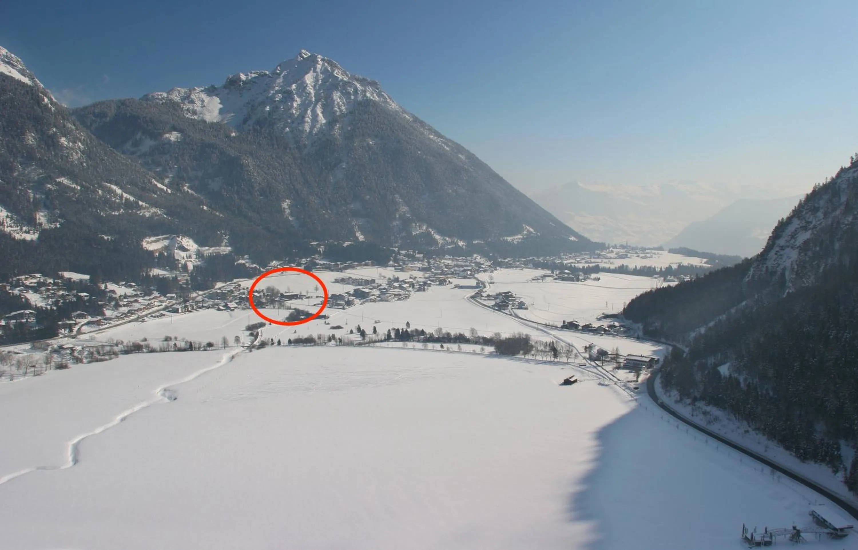 Bird's eye view in Frühstückshotel Margret