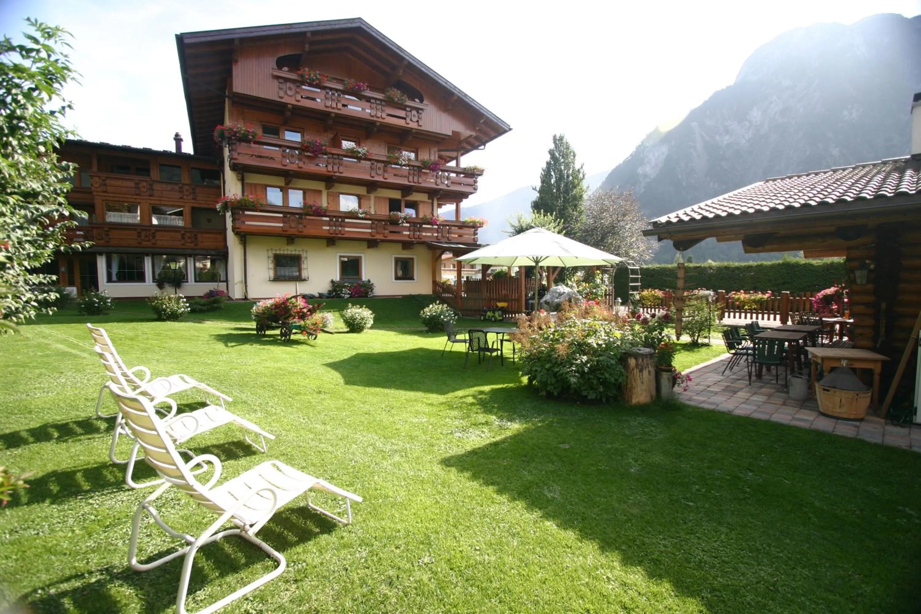 Garden in Frühstückshotel Margret