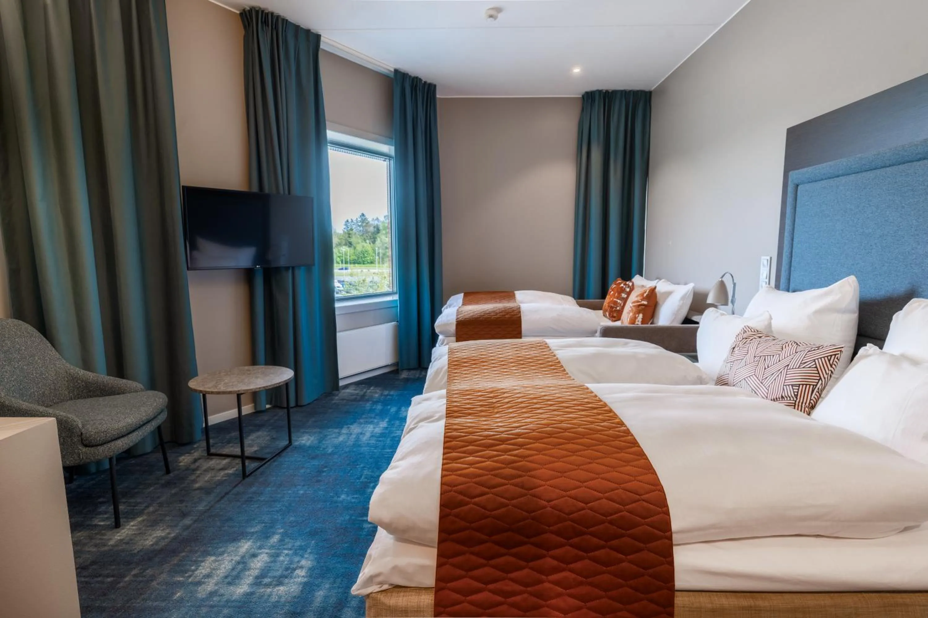 Bed in Clarion Hotel Bergen Airport