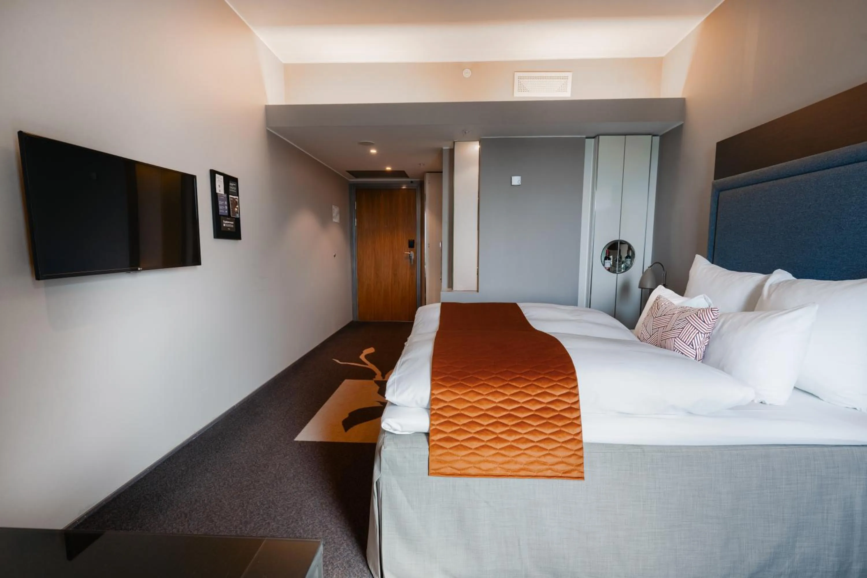 Bed in Clarion Hotel Bergen Airport