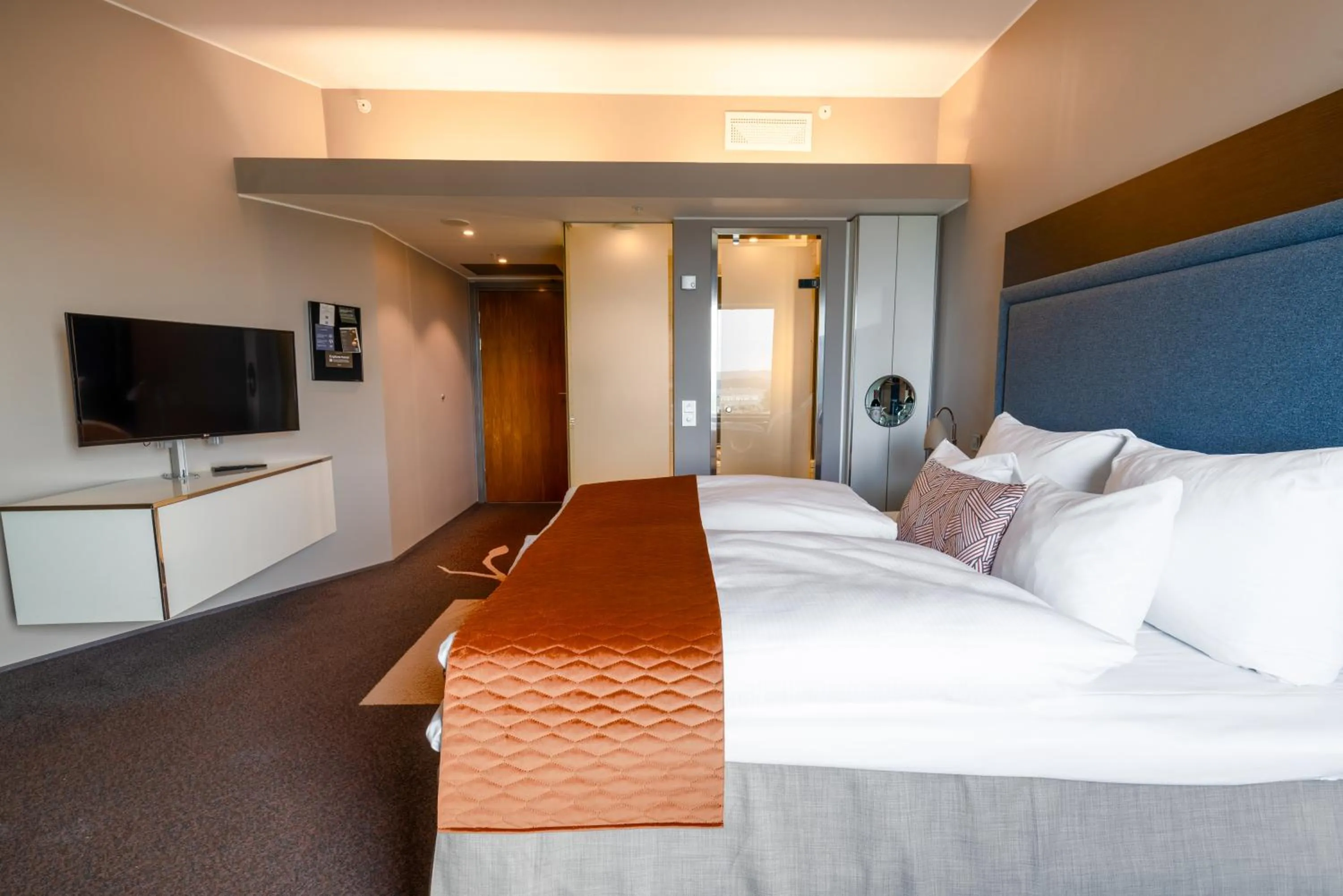 Bed in Clarion Hotel Bergen Airport