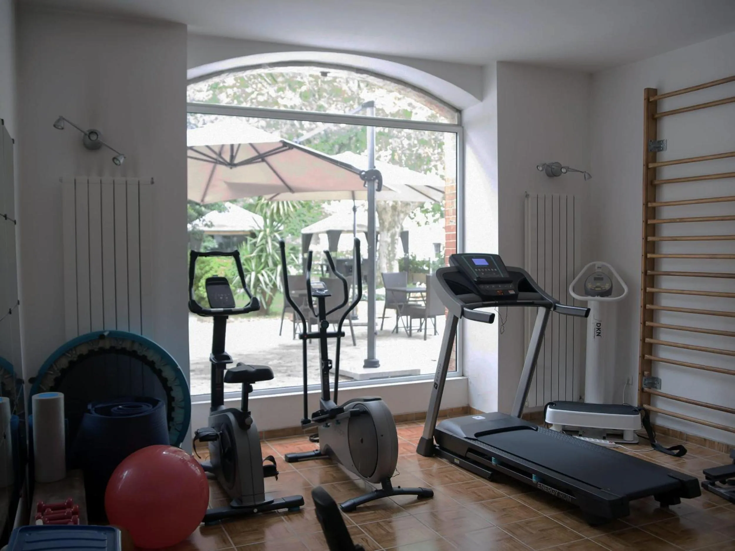 Fitness centre/facilities in Hotel Mas De Galoffre